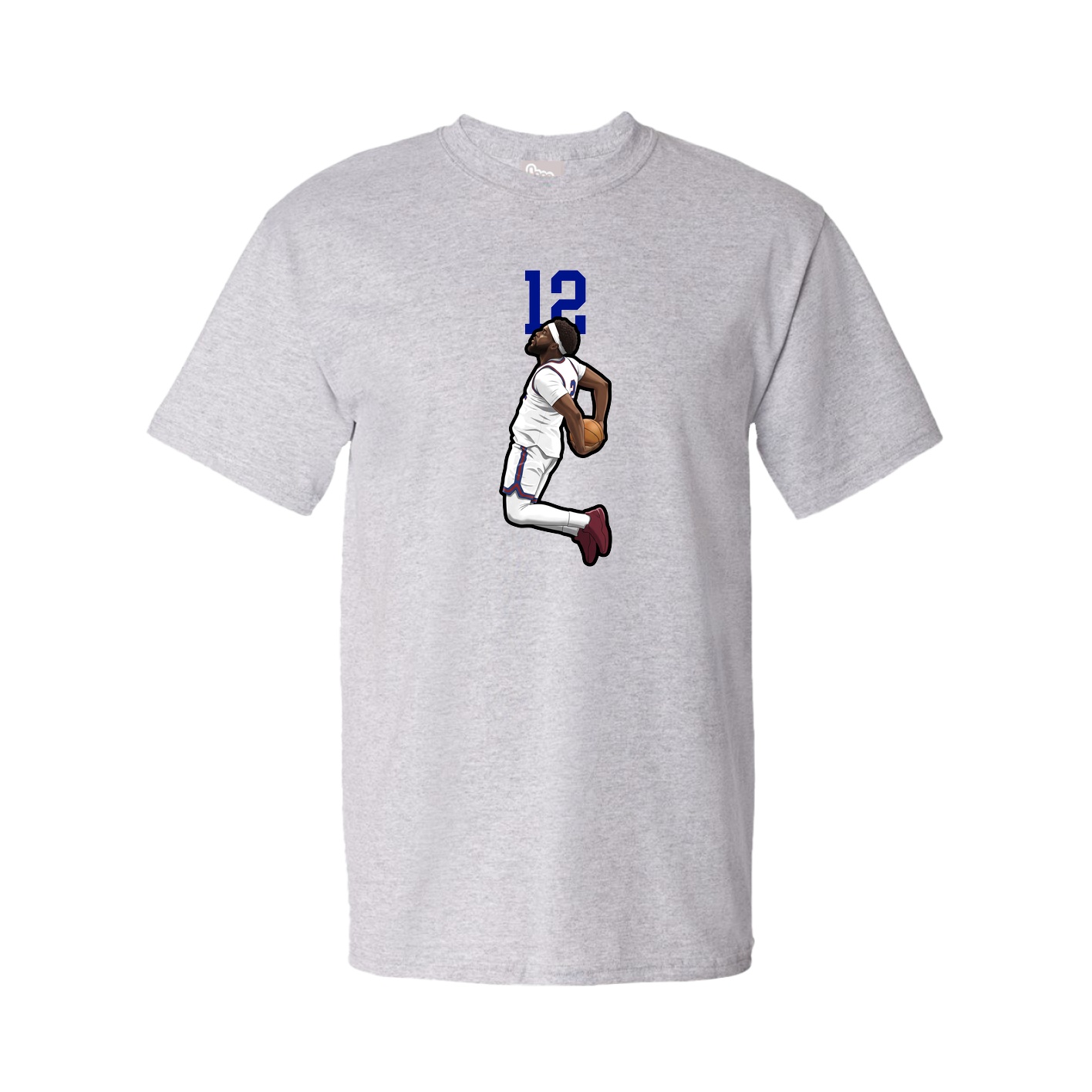 Tee — Number Top in Grey
