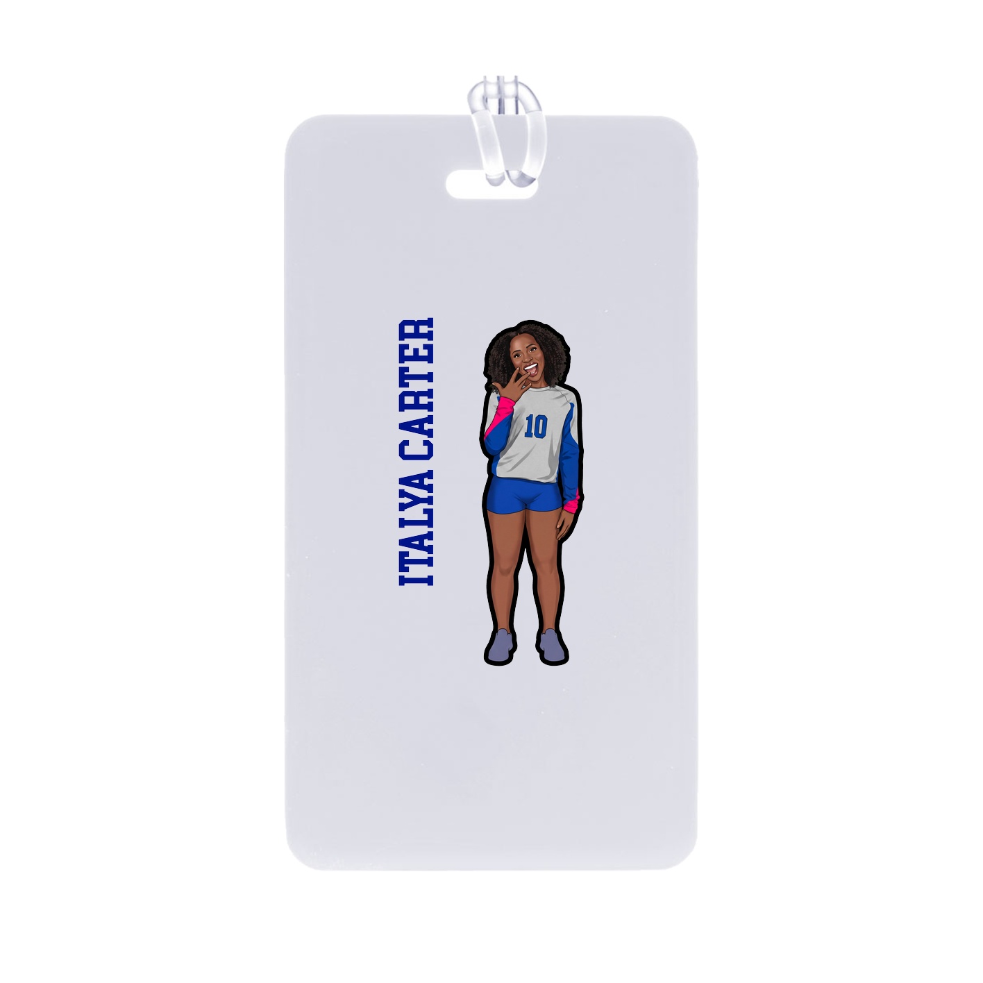 Bag Tag — Name Vertical in Classic