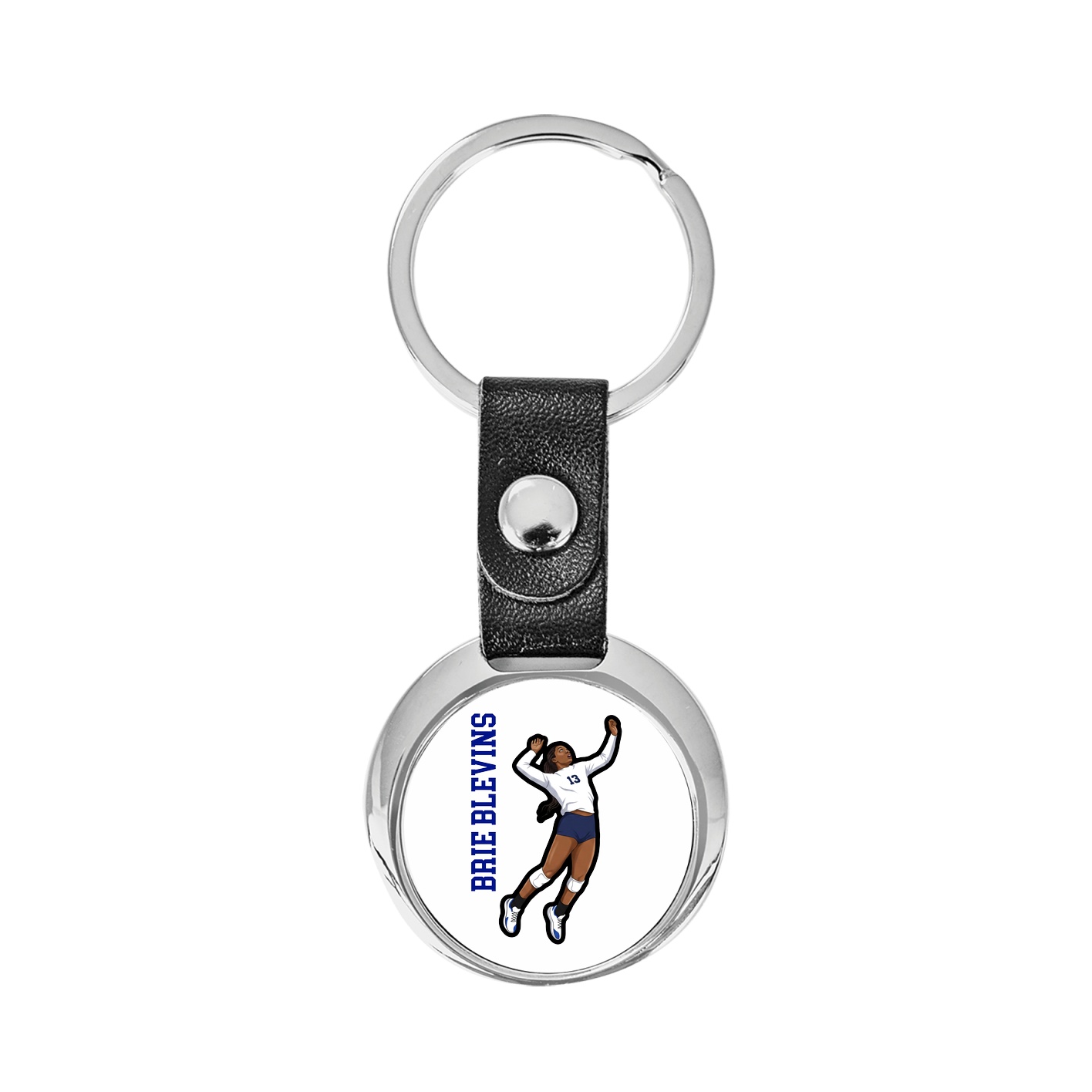 Key Chain — Name Vertical in Classic