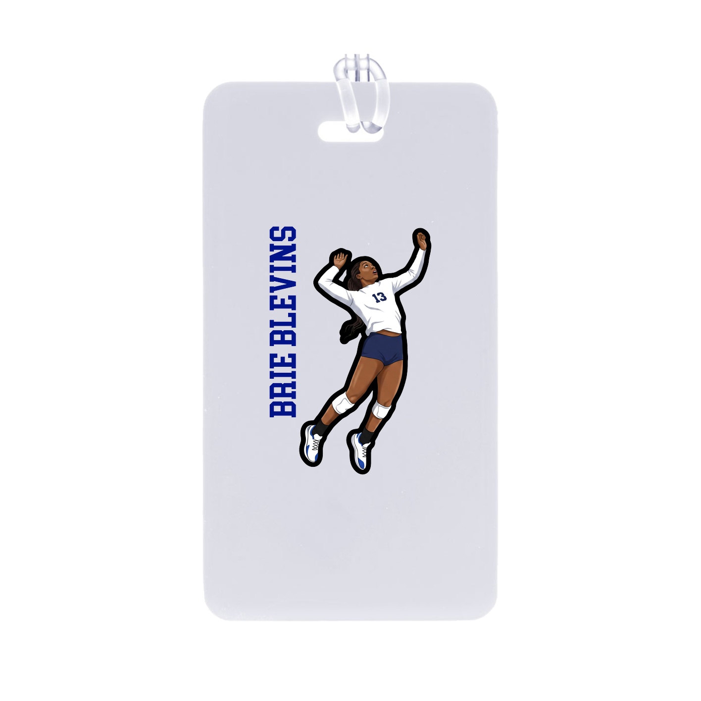 Bag Tag — Name Vertical in Classic