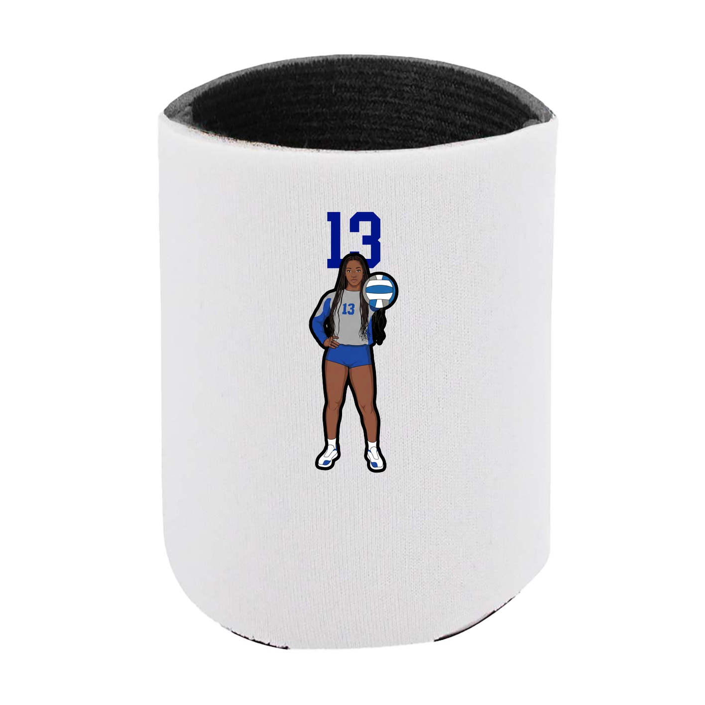 Can Holder — Number Top in White