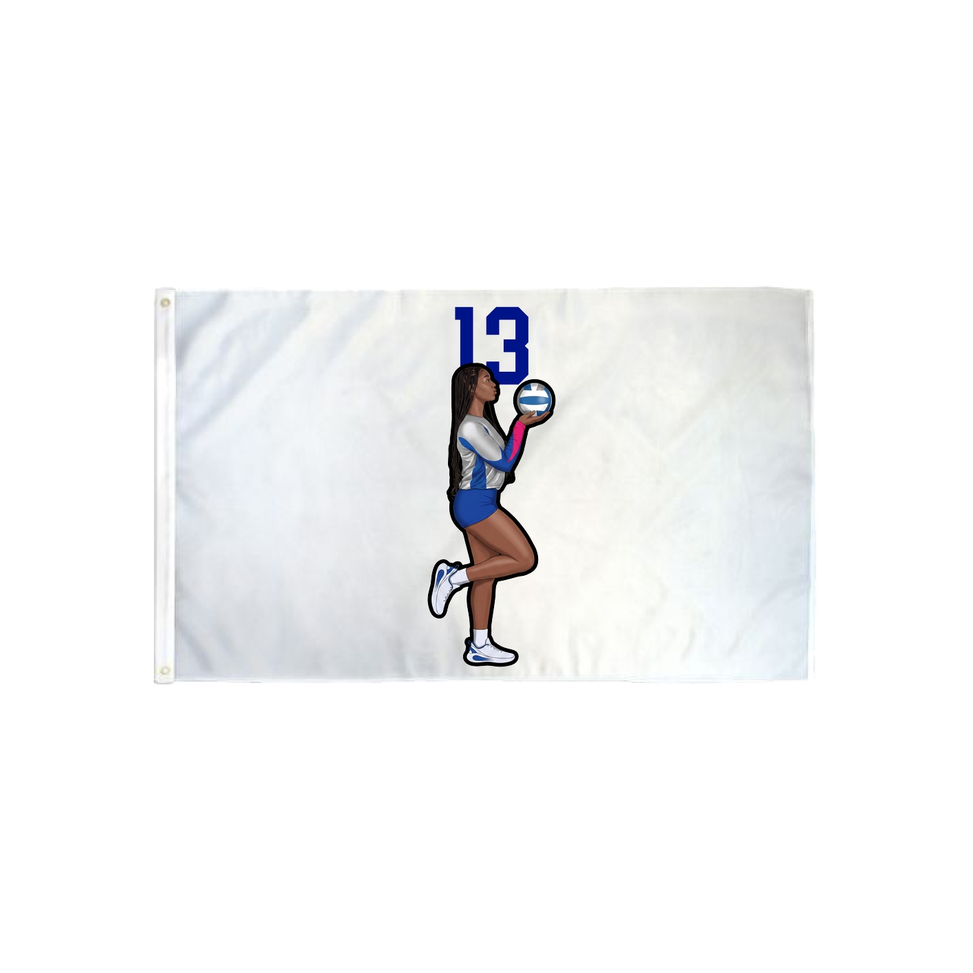 3x5 Flag — Number Top in Classic