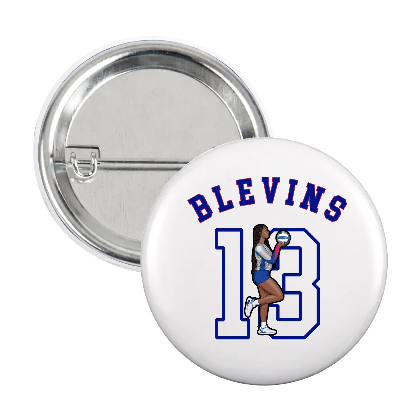 Game Day Button — Shirsey Arch in White