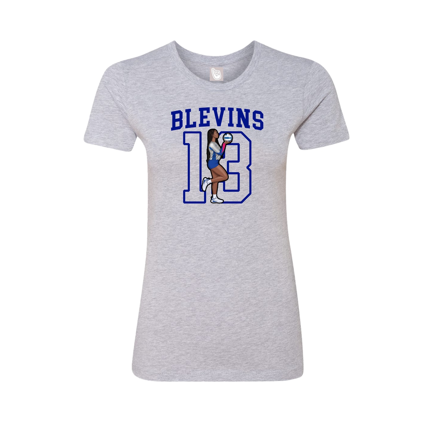 Fitted Women's Tee — Shirsey in Grey