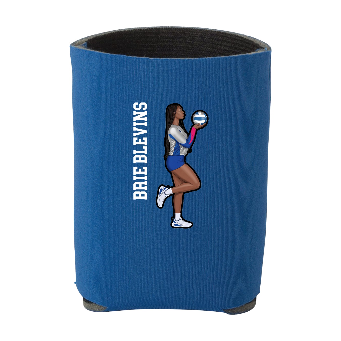 Can Holder — Name Vertical in Royal