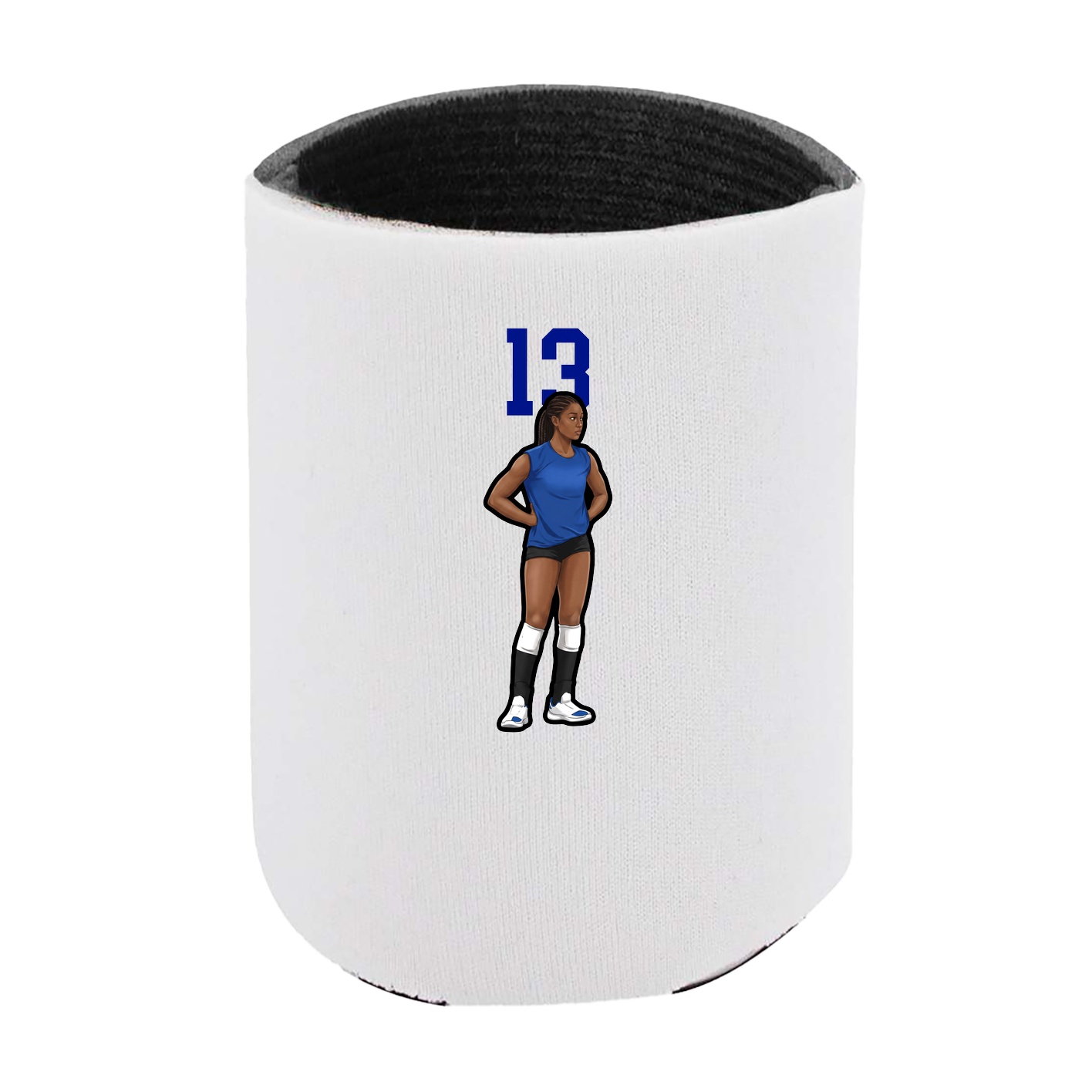 Can Holder — Number Top in White