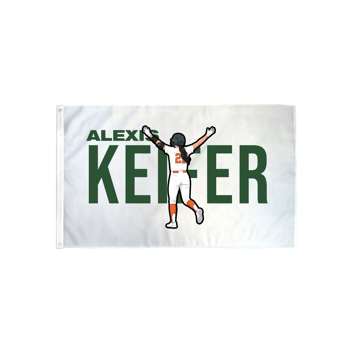 3x5 Flag — Player Name in Classic