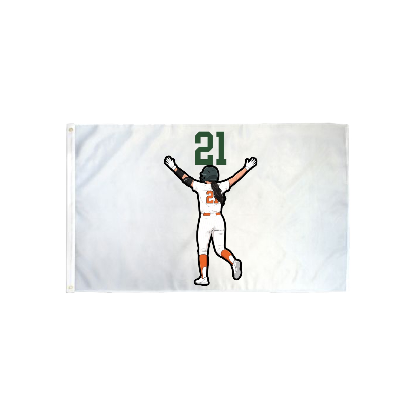 3x5 Flag — Number Top in Classic