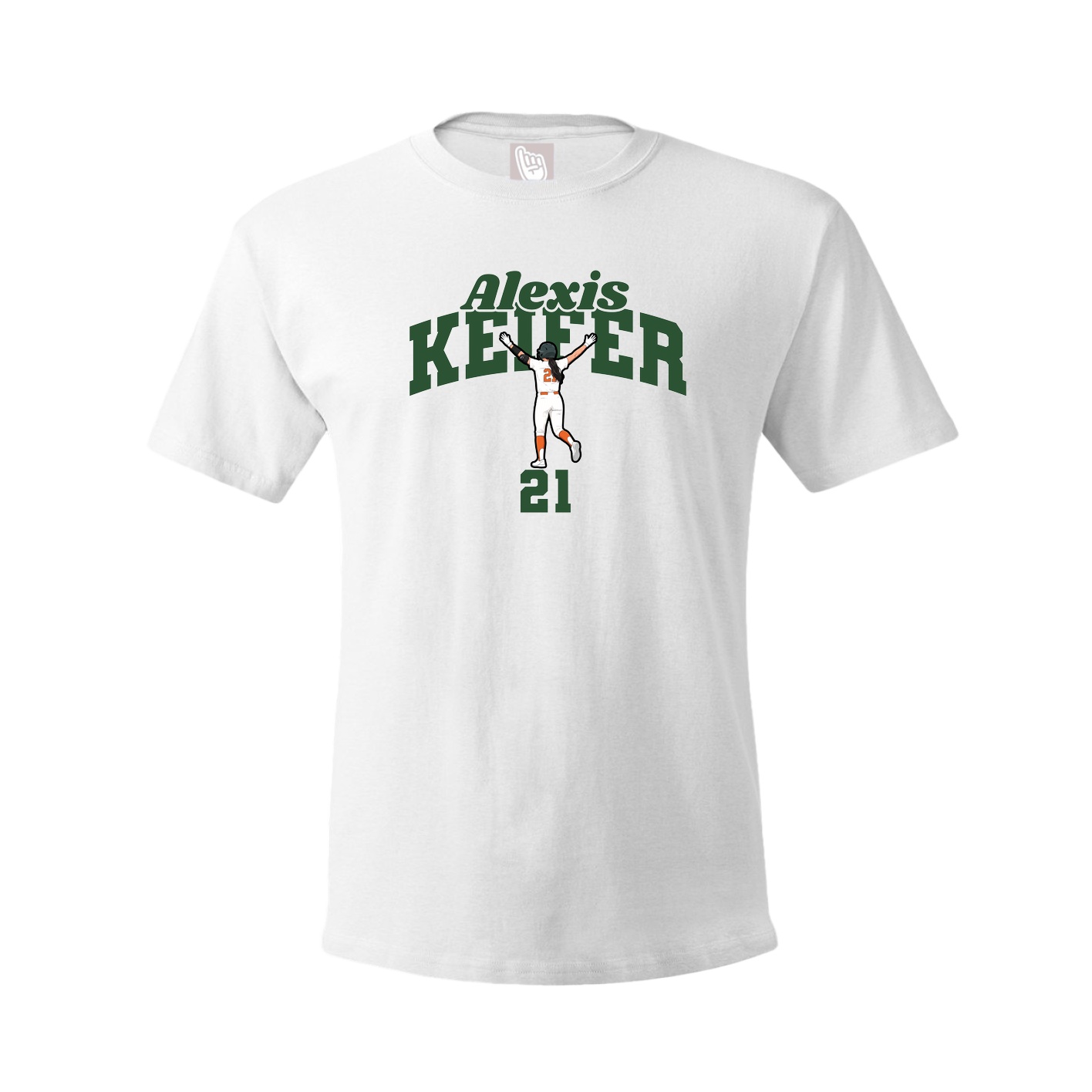 Youth Tee — Signature Arch in White