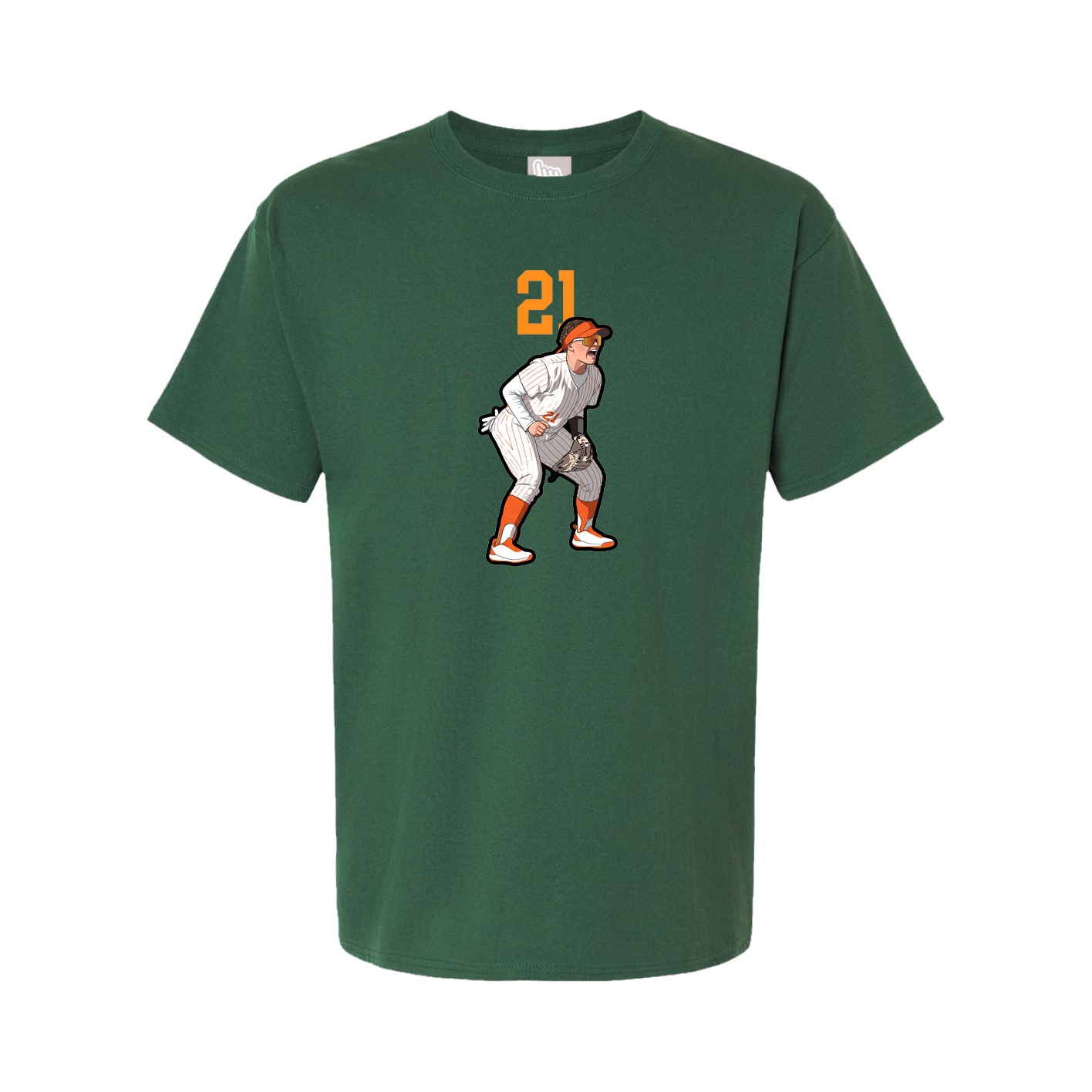 Tee — Number Top in Green