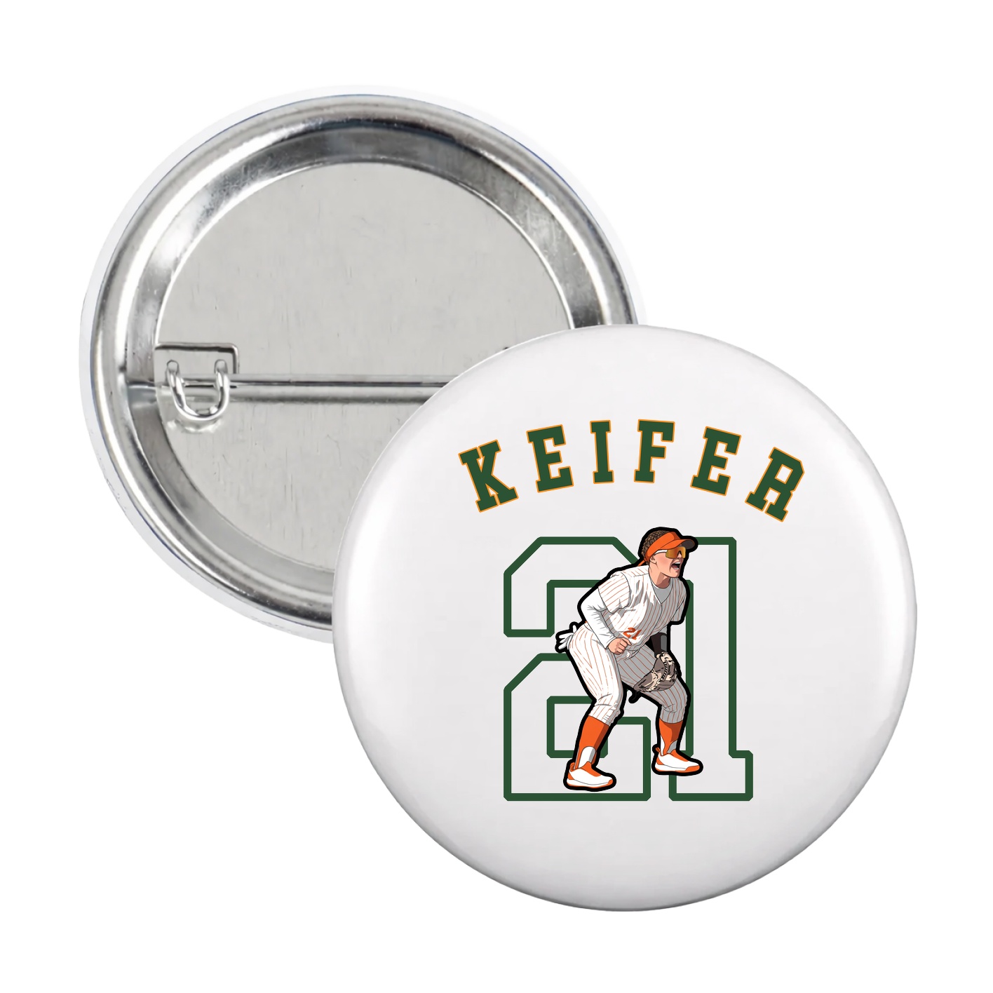 Game Day Button — Shirsey Arch in White