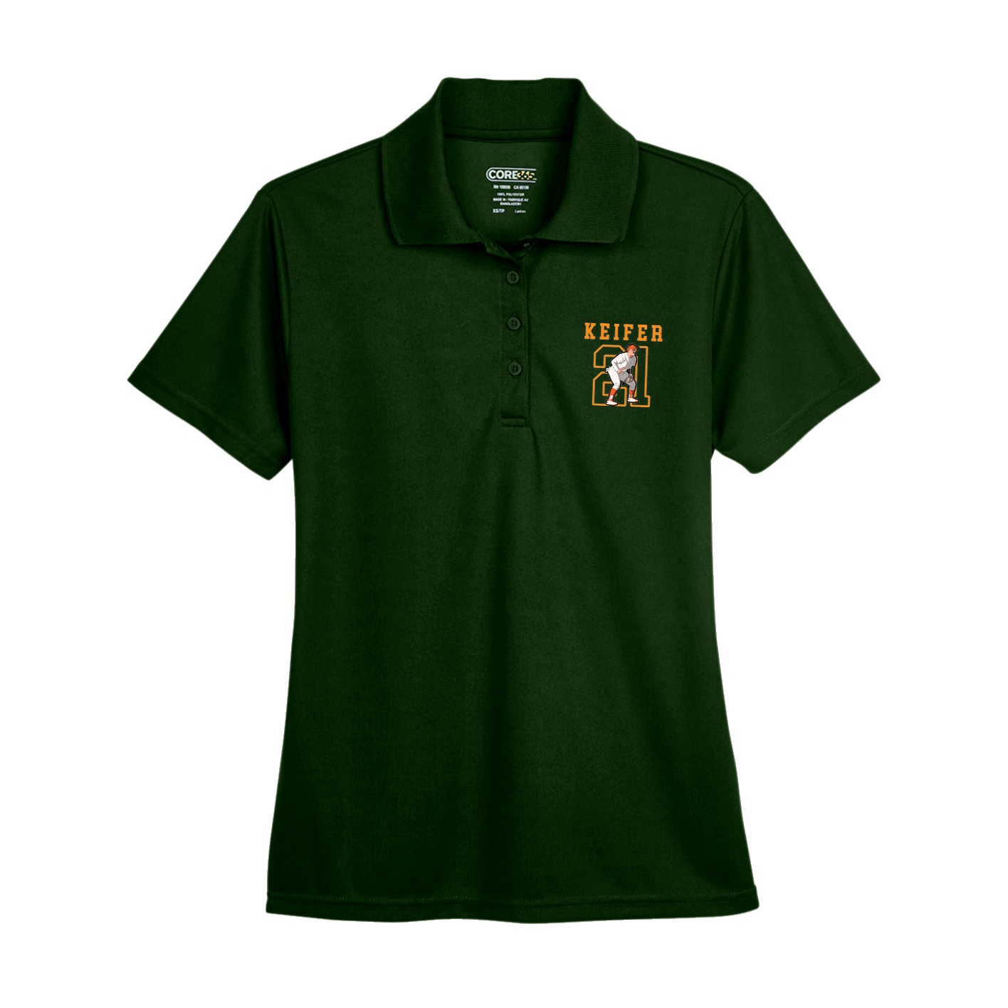 Womens Performance Polo — Shirsey in Green