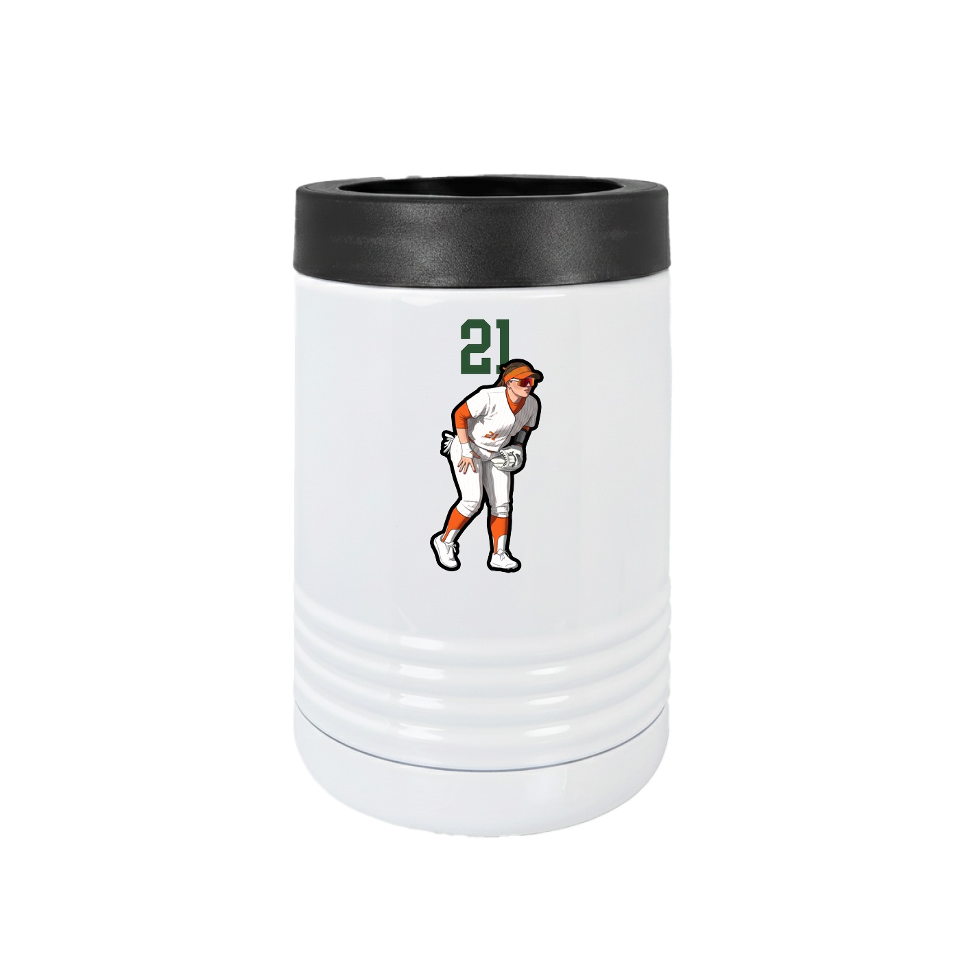 Beverage Holder — Number Top in White
