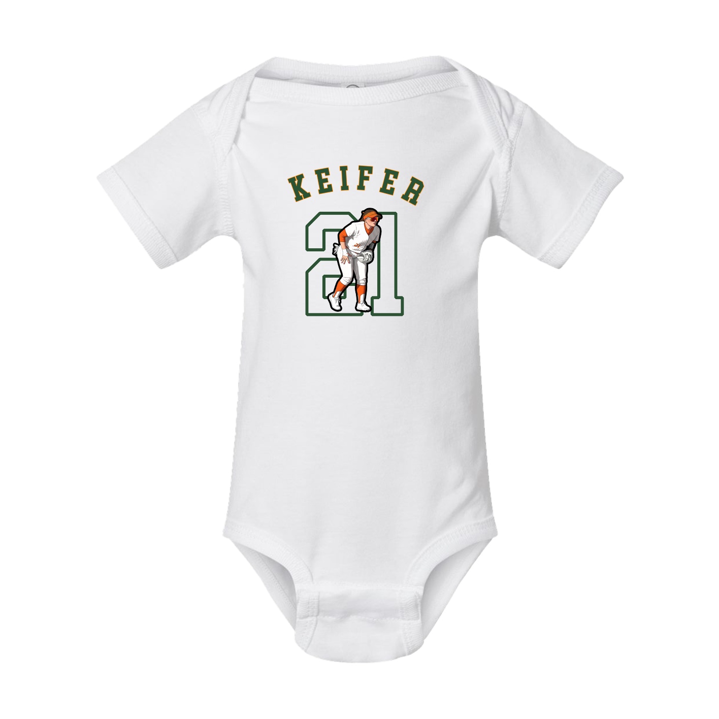 Baby Onesie — Shirsey Arch in White