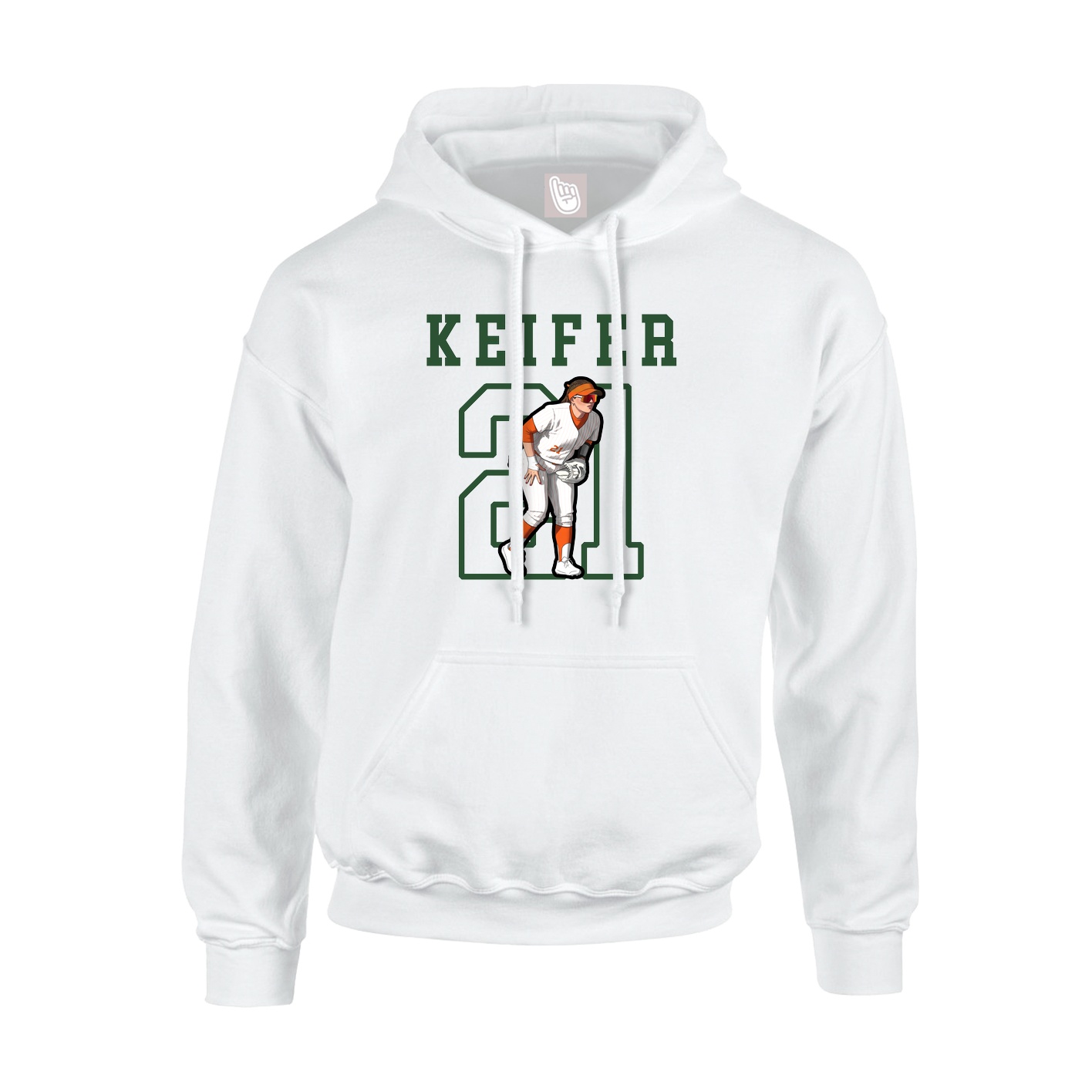 Youth Hoodie — Shirsey in White
