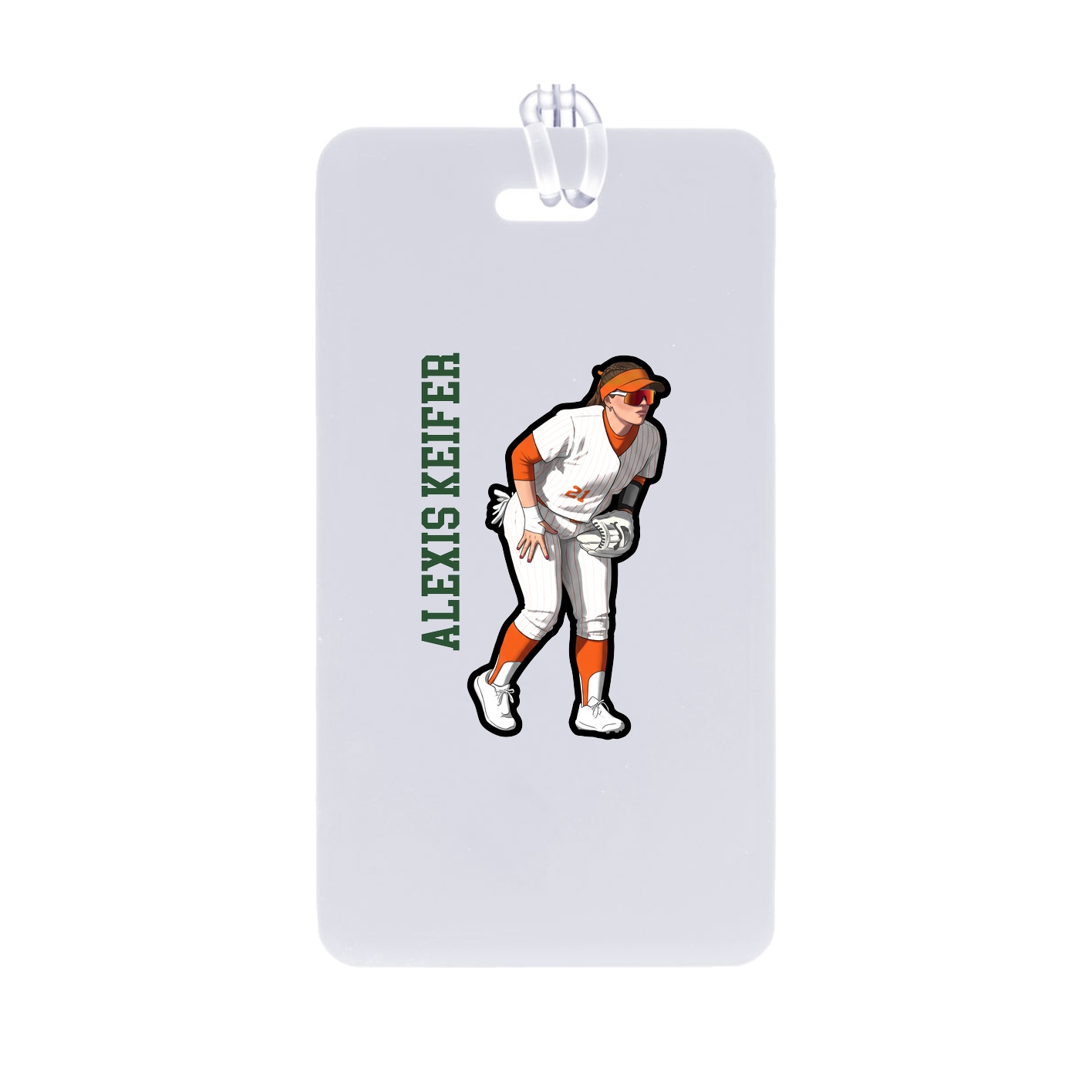 Bag Tag — Name Vertical in Classic
