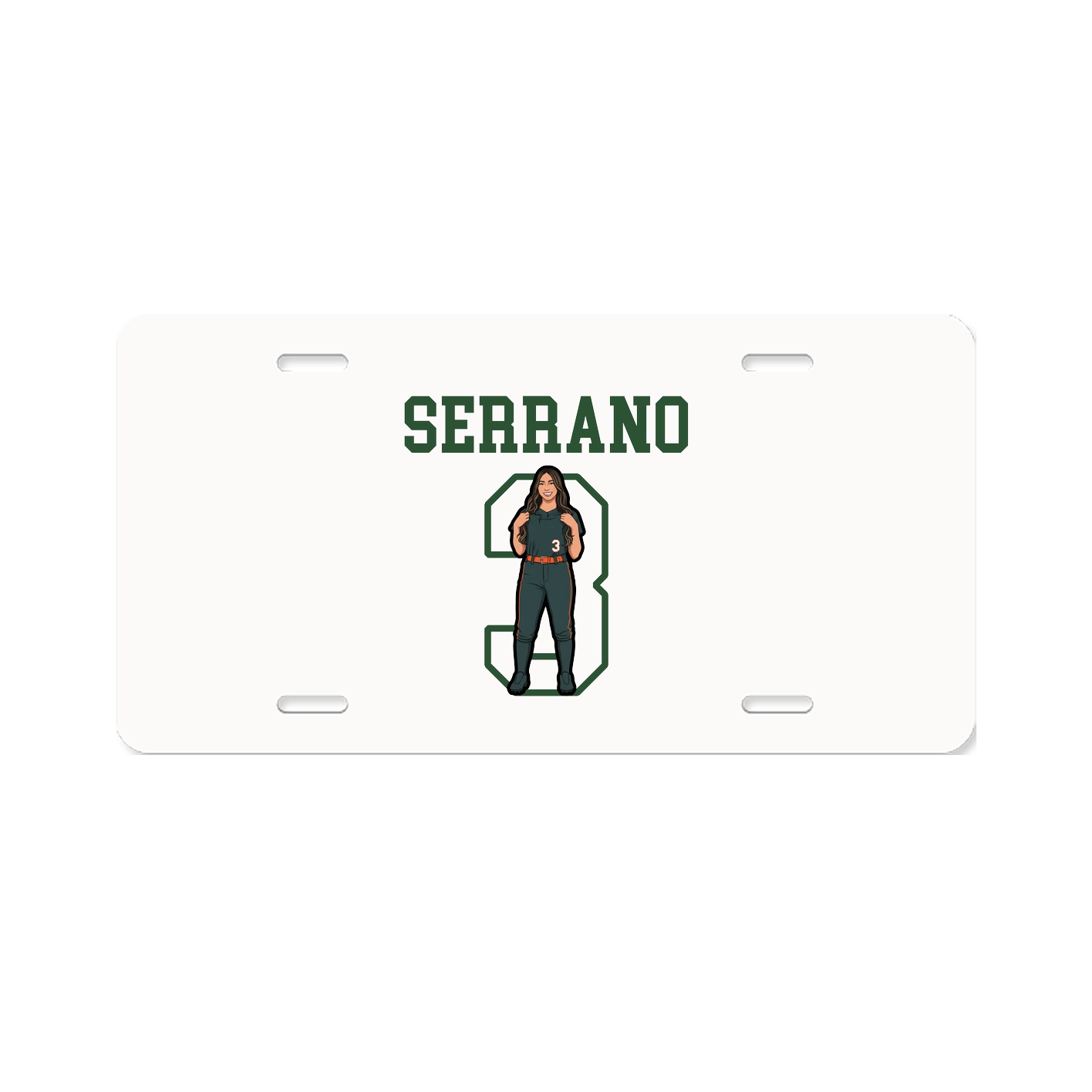License Plate — Shirsey in Classic
