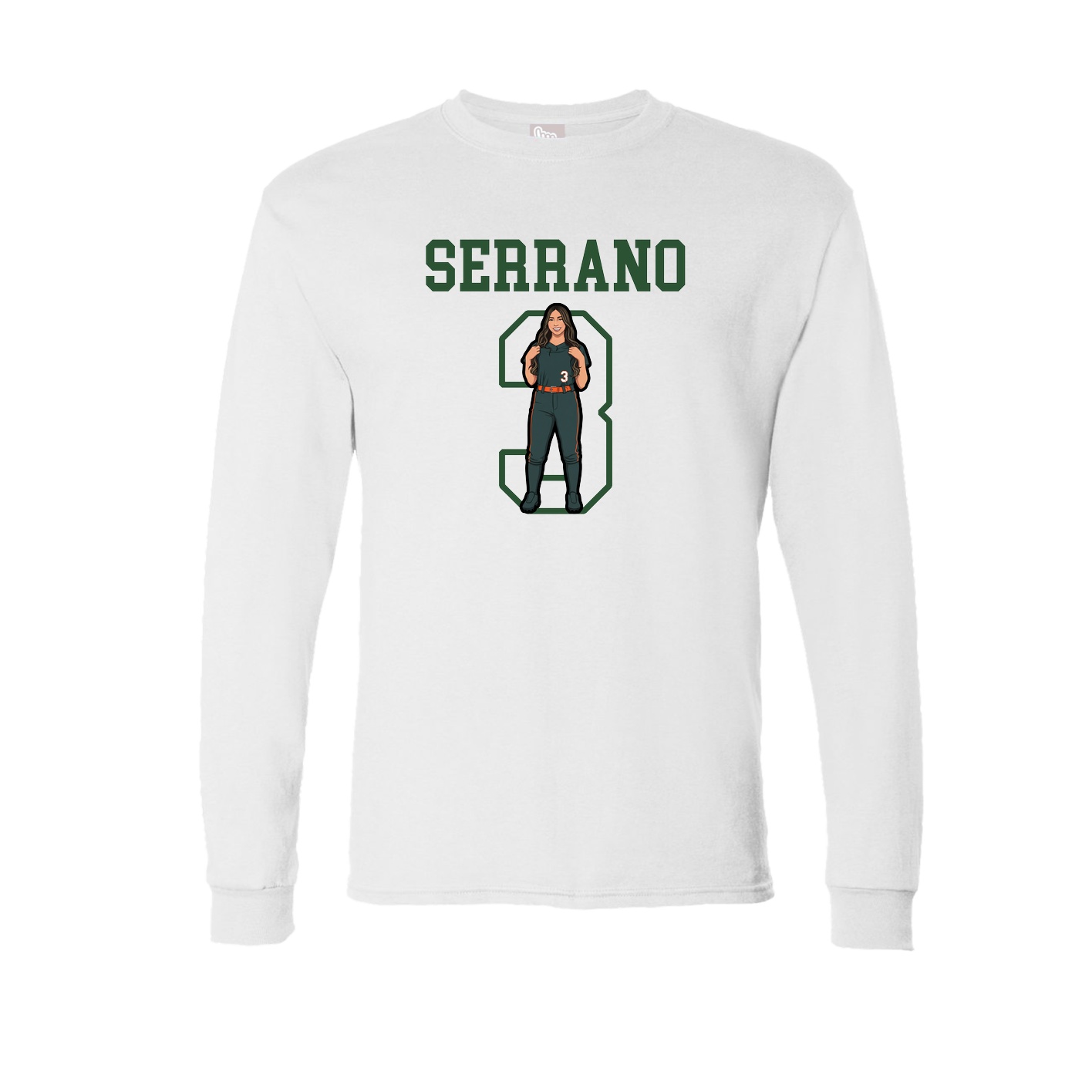 Long Sleeve Tee — Shirsey in White