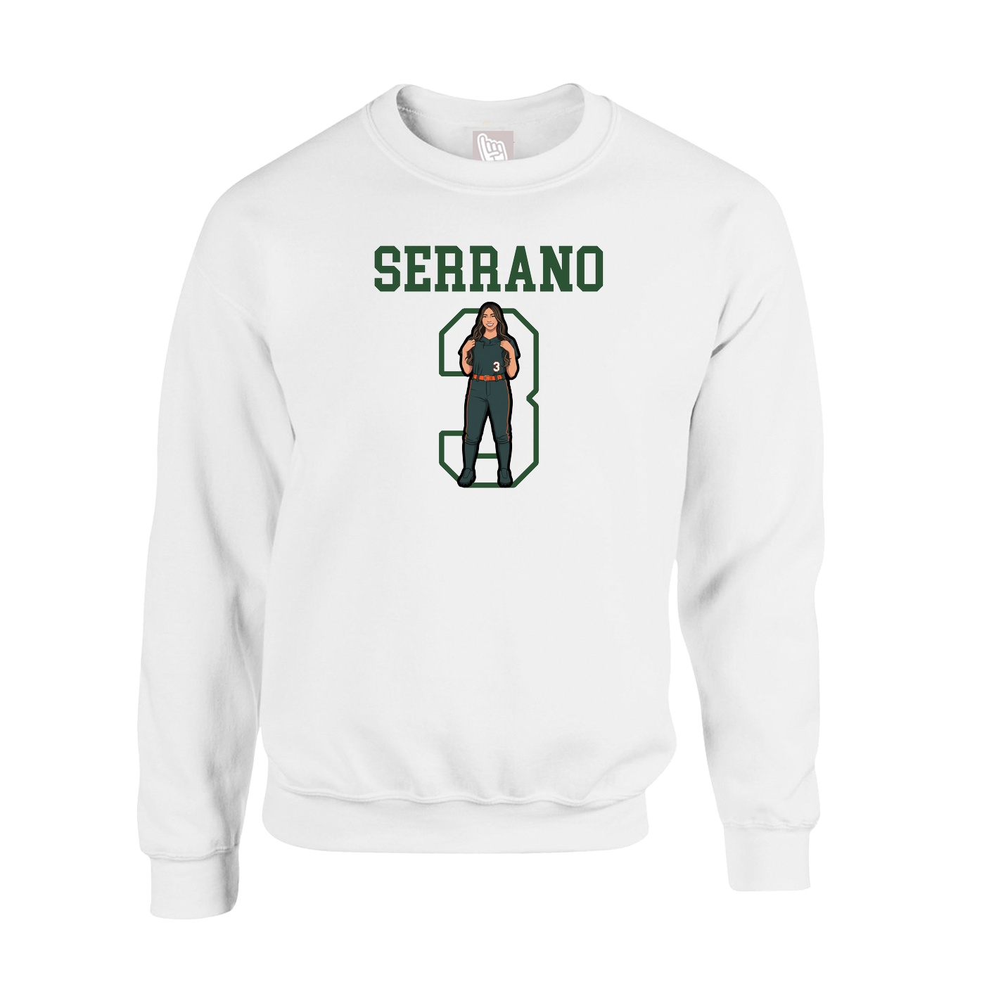 Fleece Crew — Shirsey in White
