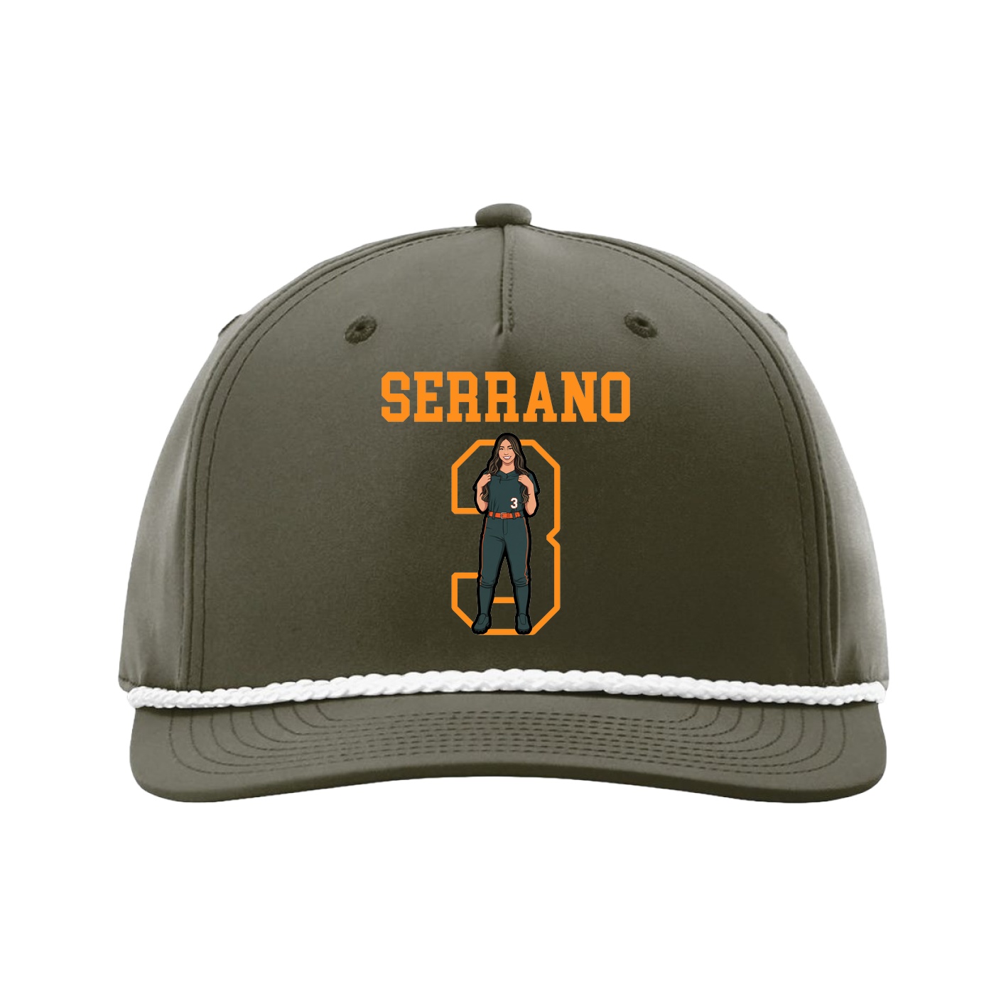 Five-Panel Classic Rope Cap — Shirsey in Green