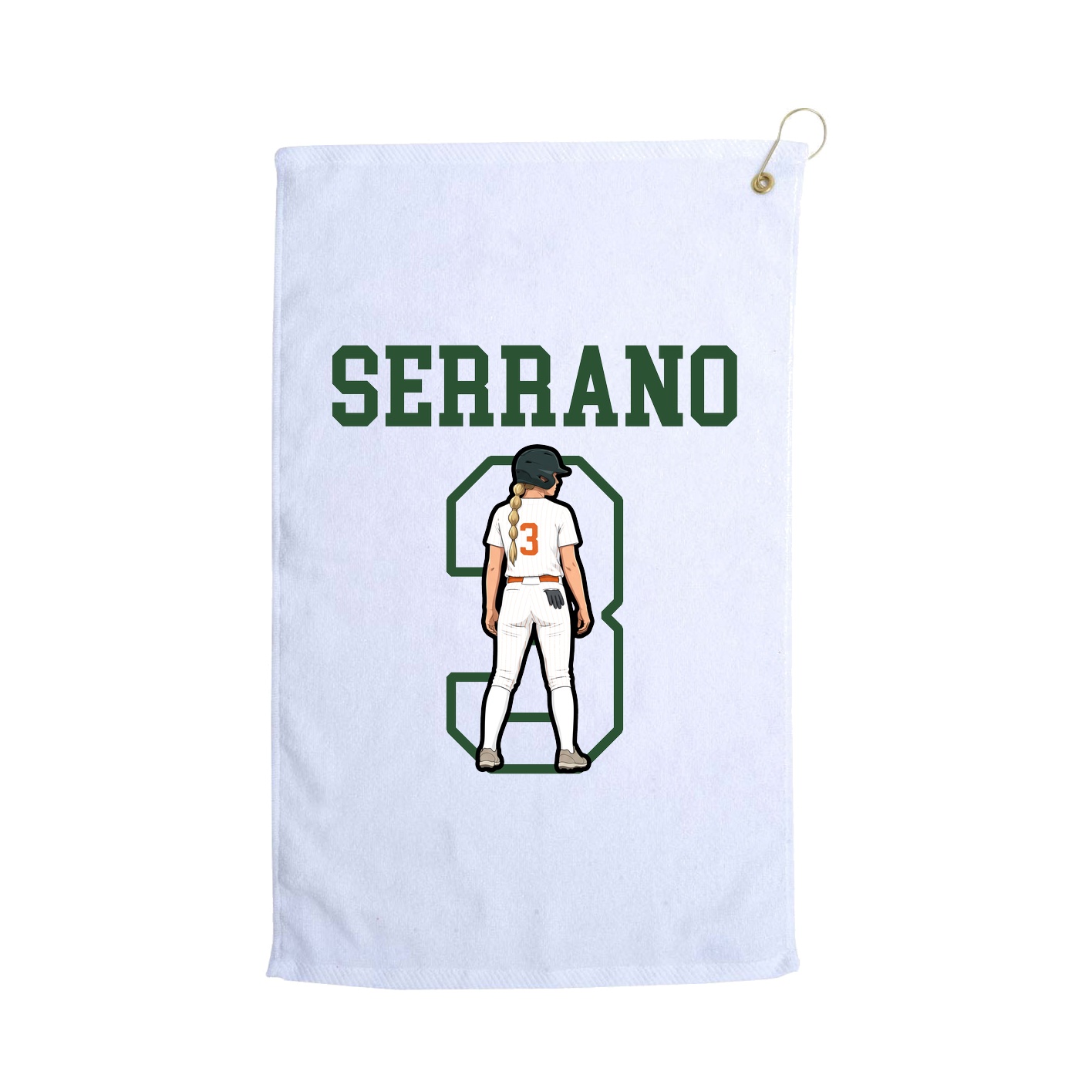 Golf Towel — Shirsey in White