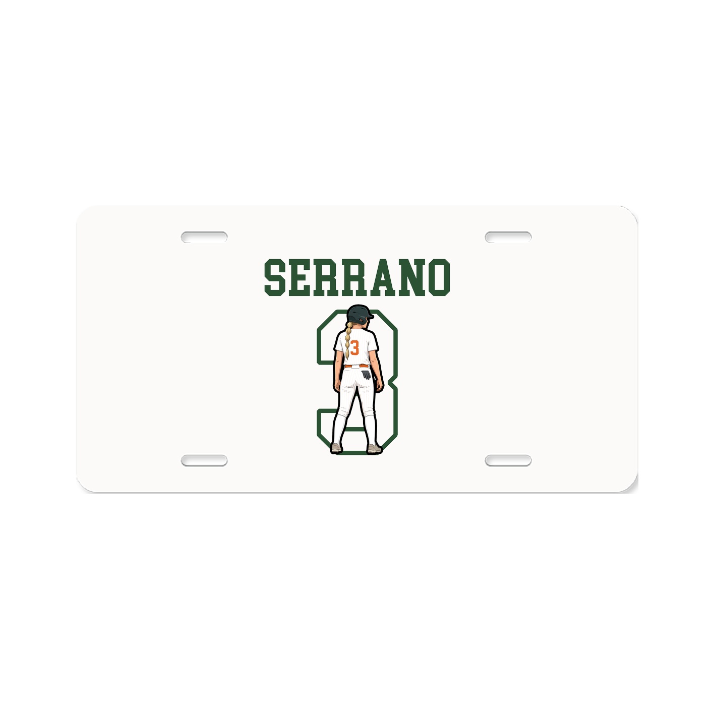 License Plate — Shirsey in Classic