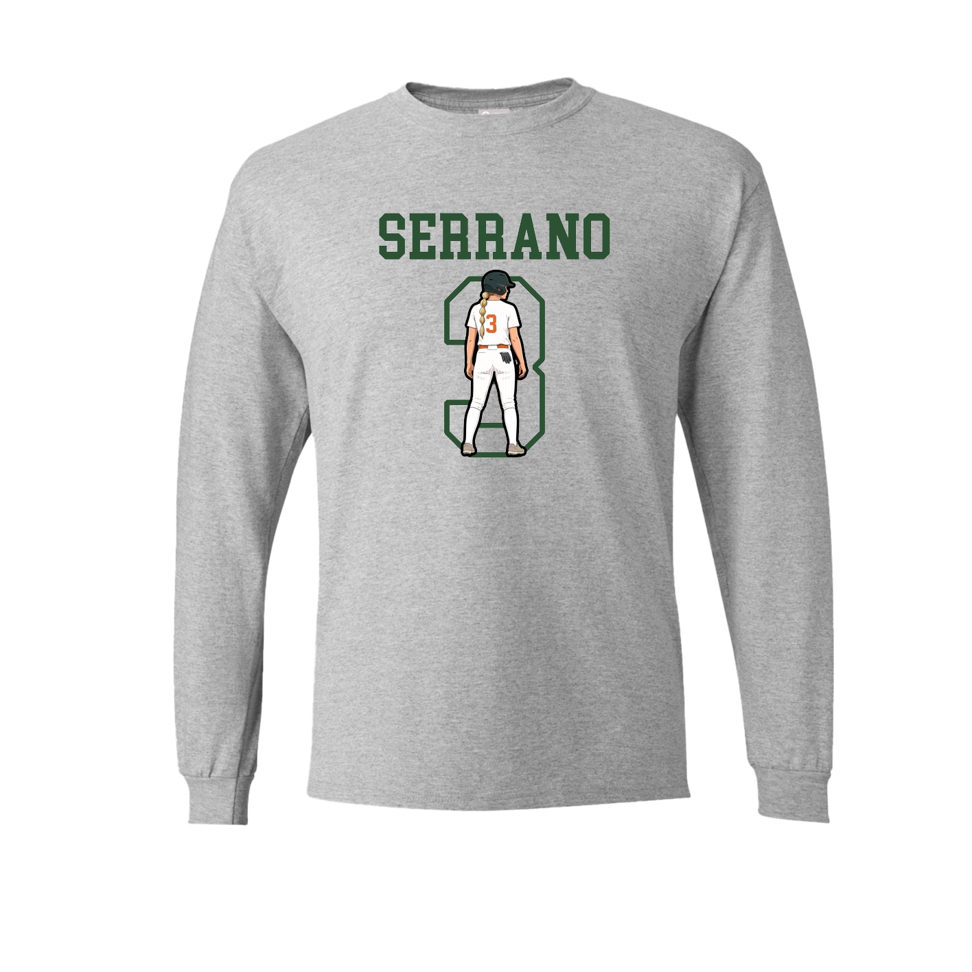 Long Sleeve Tee — Shirsey in Grey
