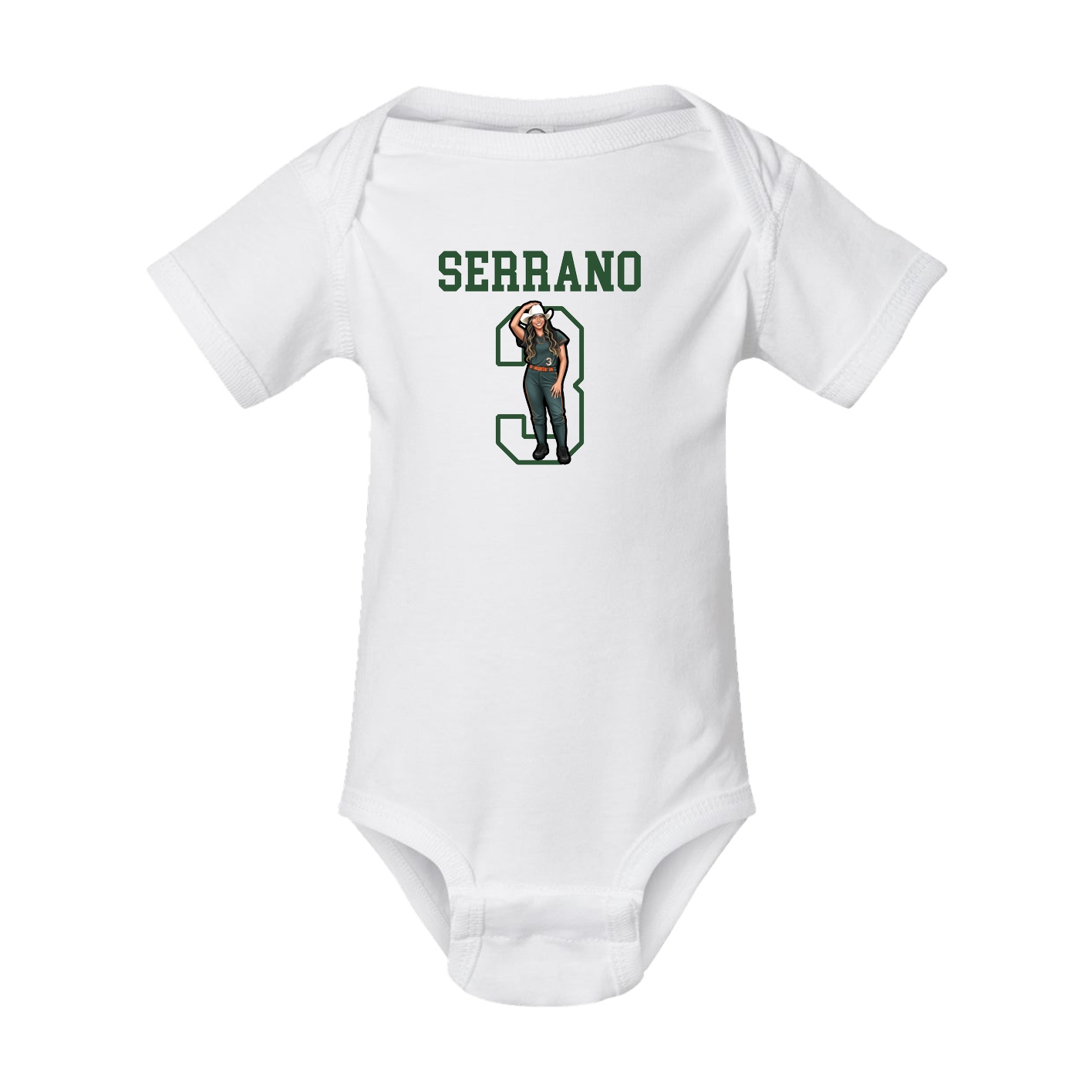Baby Onesie — Shirsey in White