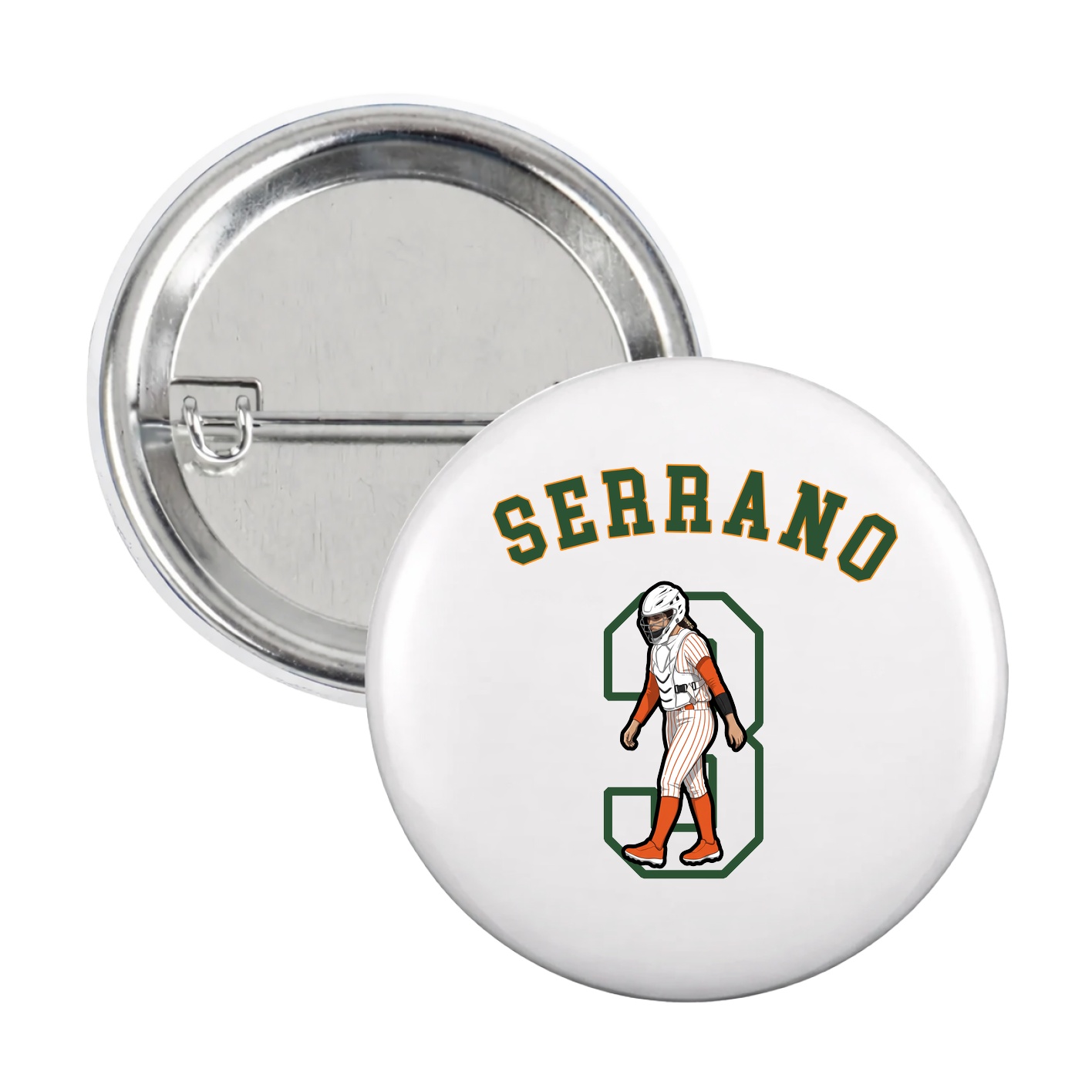 Game Day Button — Shirsey Arch in White
