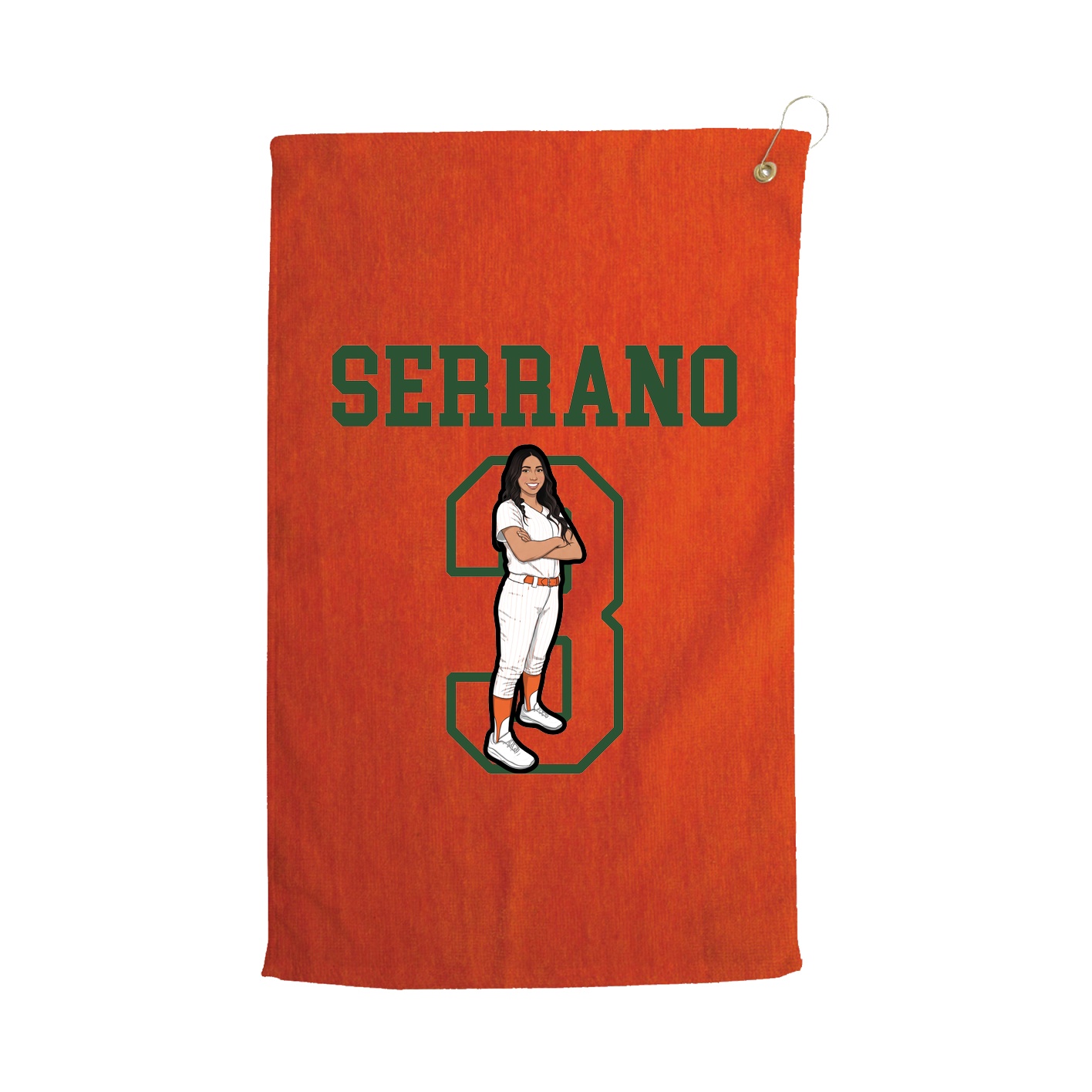 Golf Towel — Shirsey in Orange