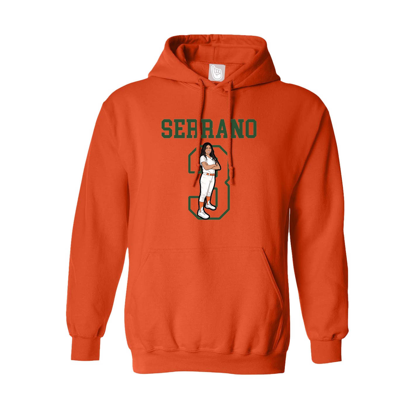 Youth Hoodie — Shirsey in Orange