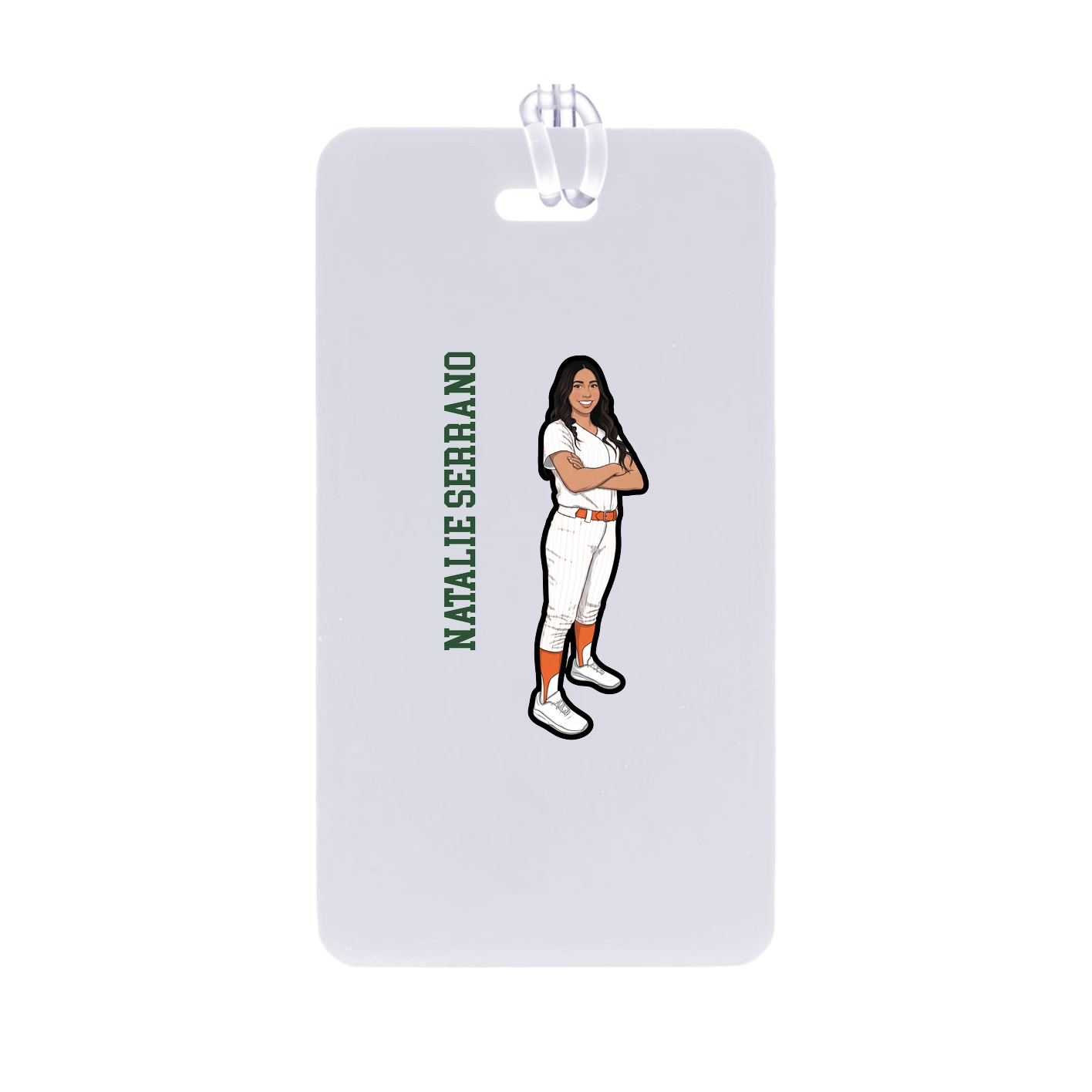 Bag Tag — Name Vertical in Classic