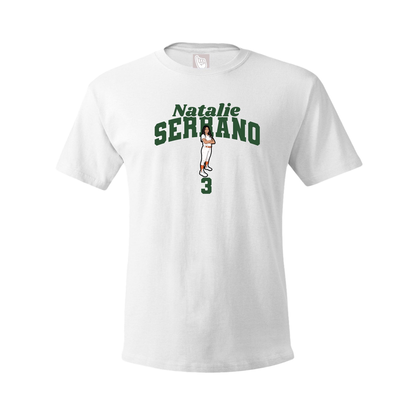 Youth Tee — Signature Arch in White