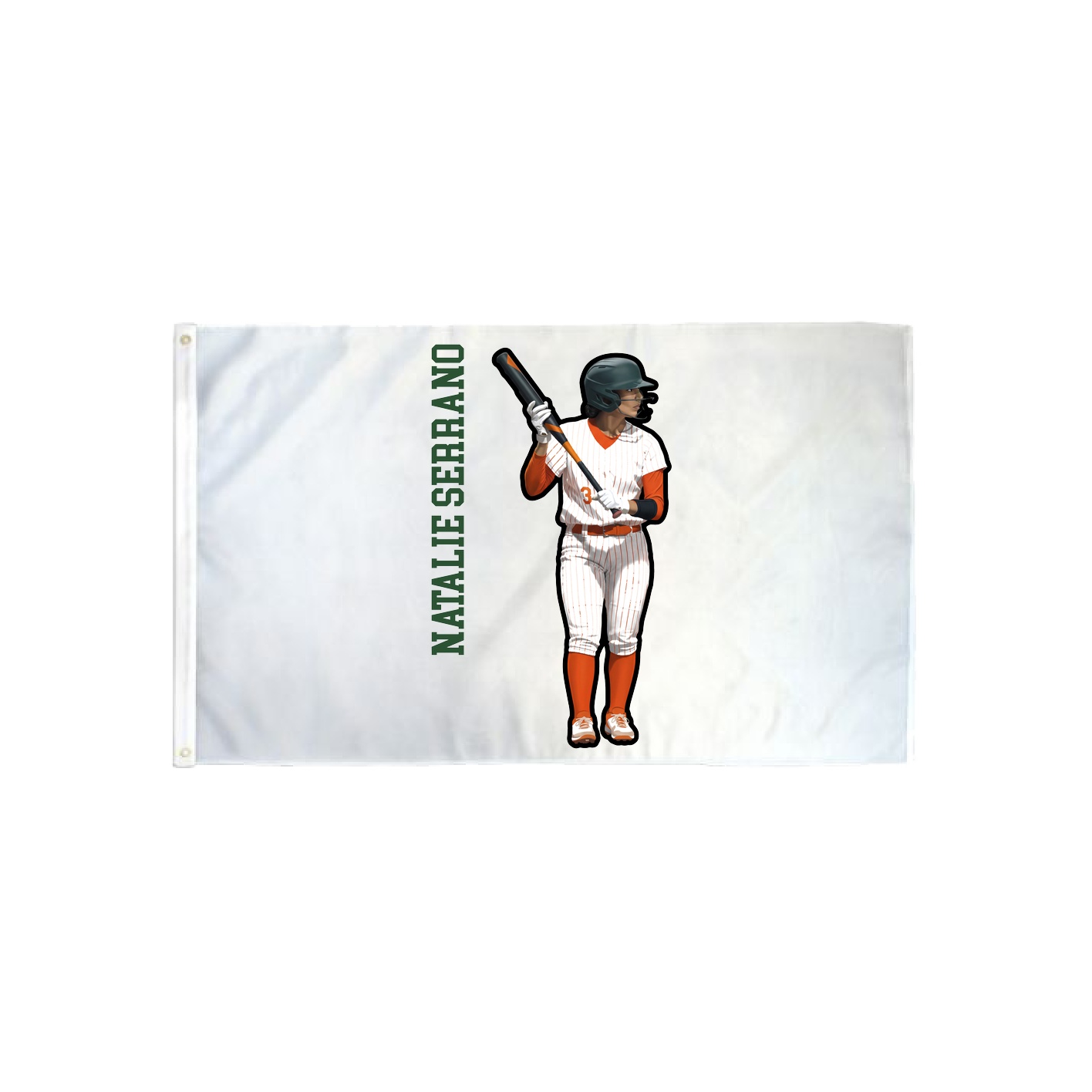 3x5 Flag — Name Vertical in Classic