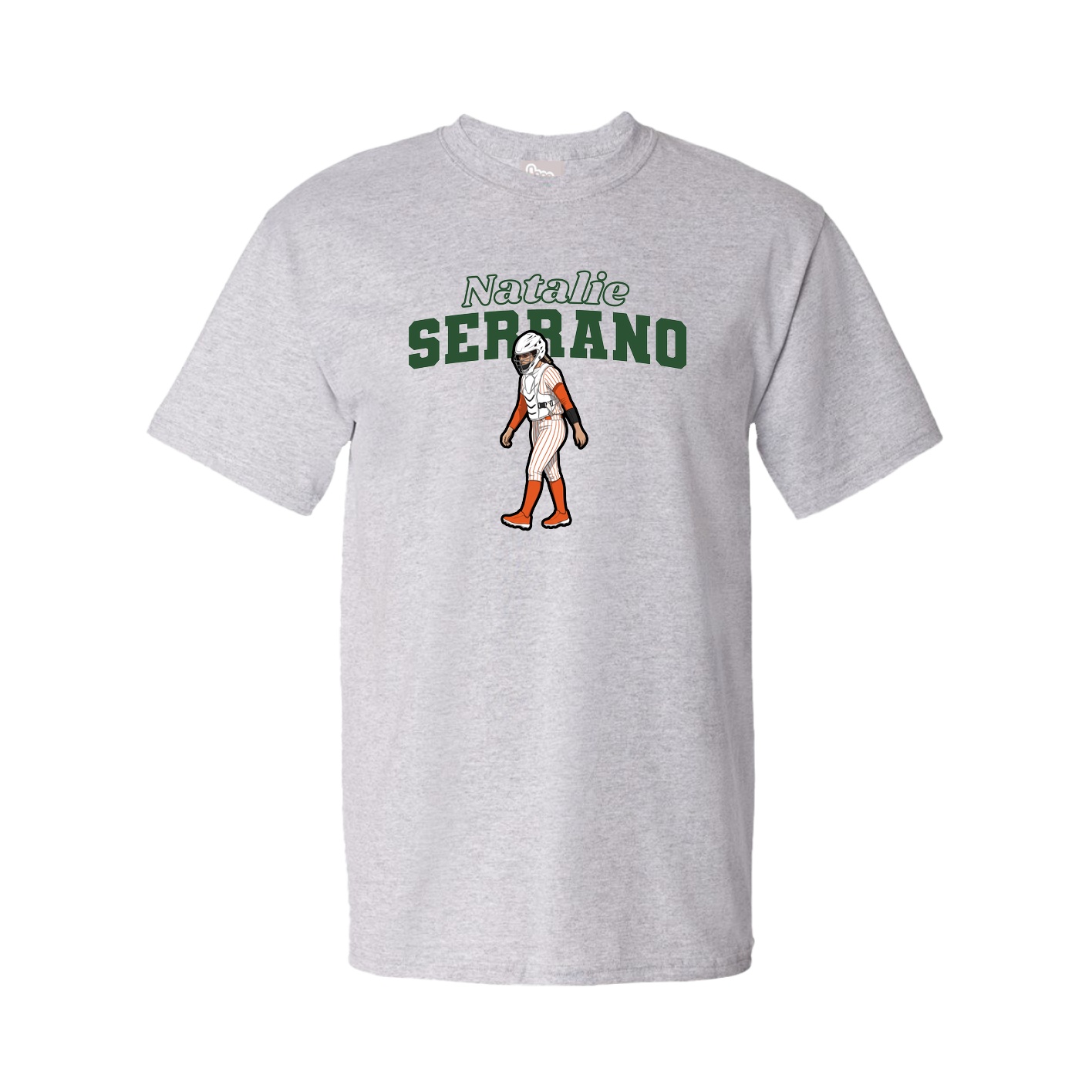 Youth Tee — Name Arch in Grey