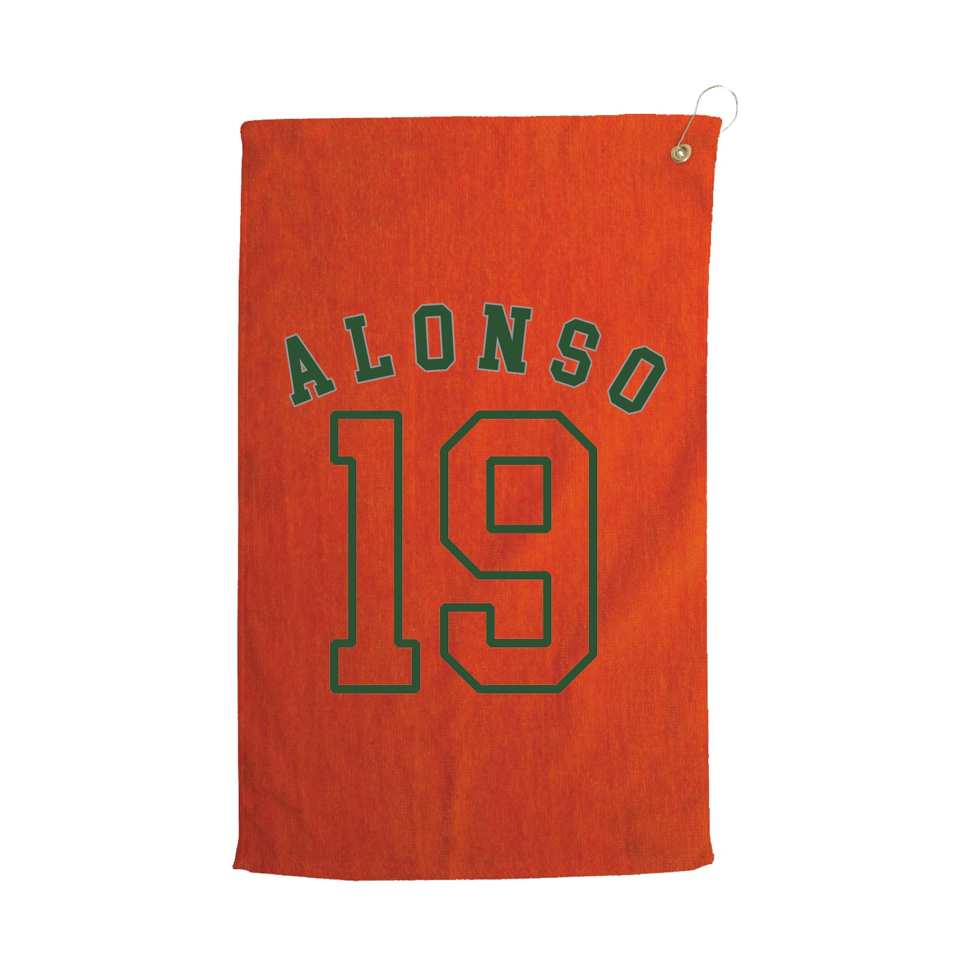 Golf Towel — Shirsey Arch in Orange