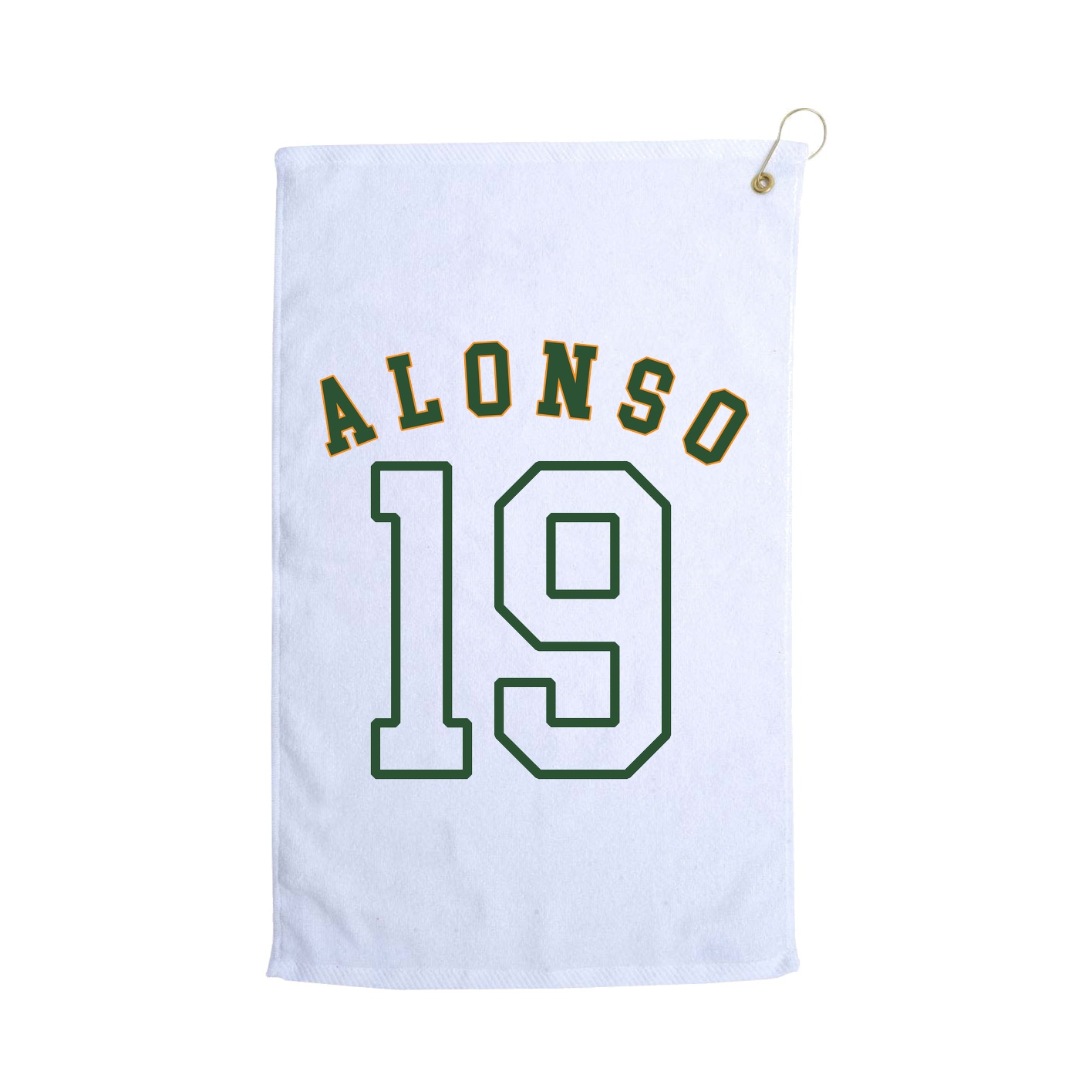 Golf Towel — Shirsey Arch in White
