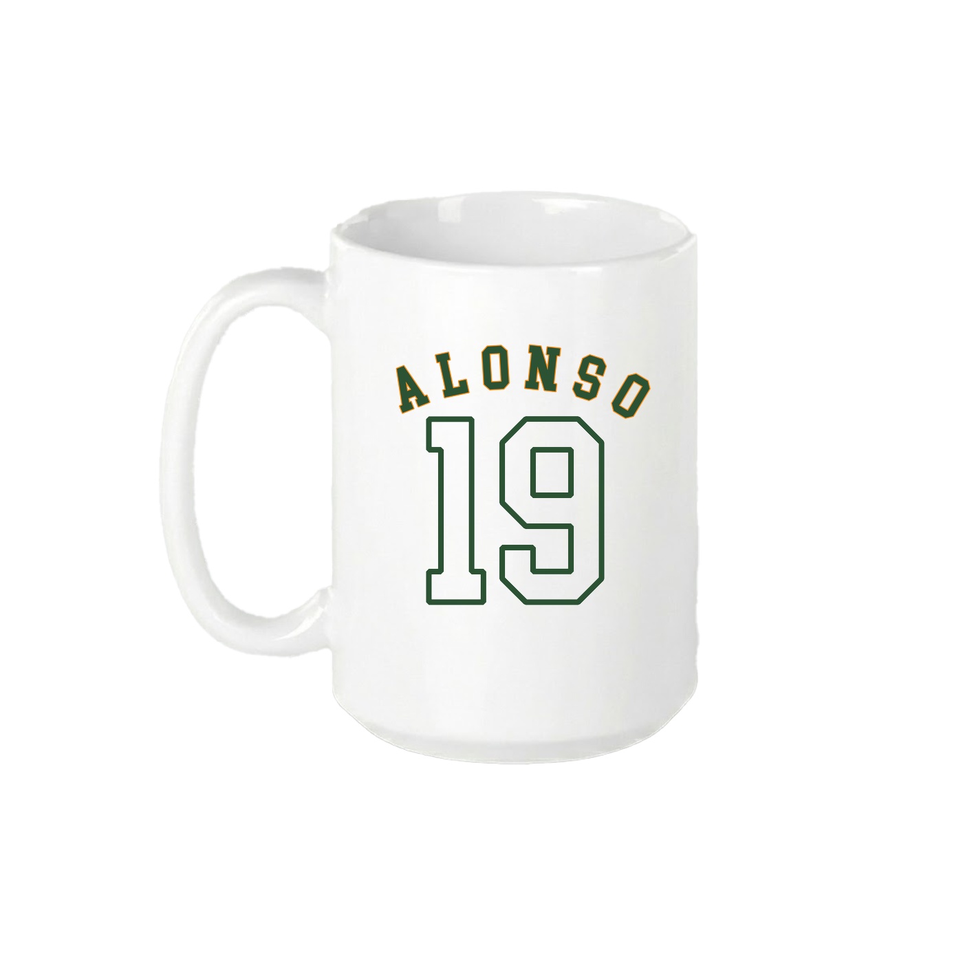 15oz Coffee Mug — Shirsey Arch in White