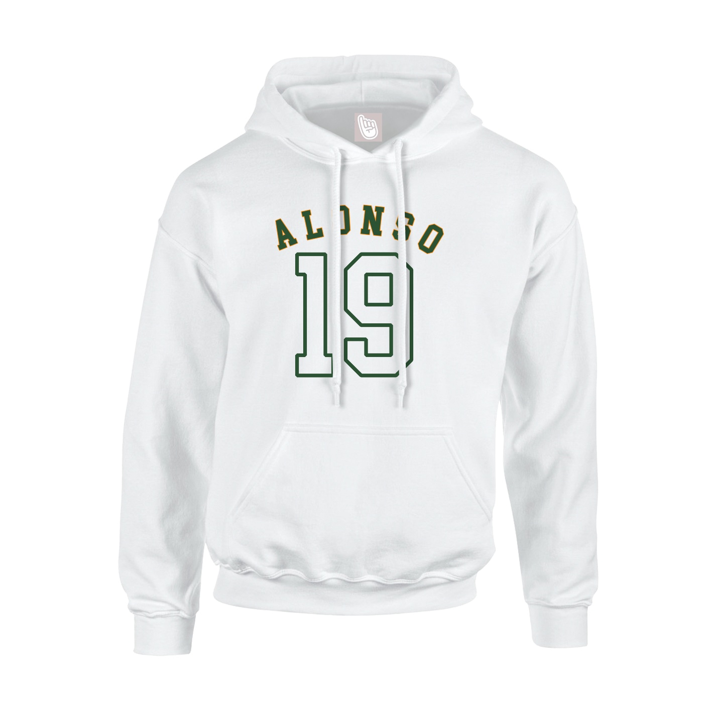 Hoodie — Shirsey Arch in White