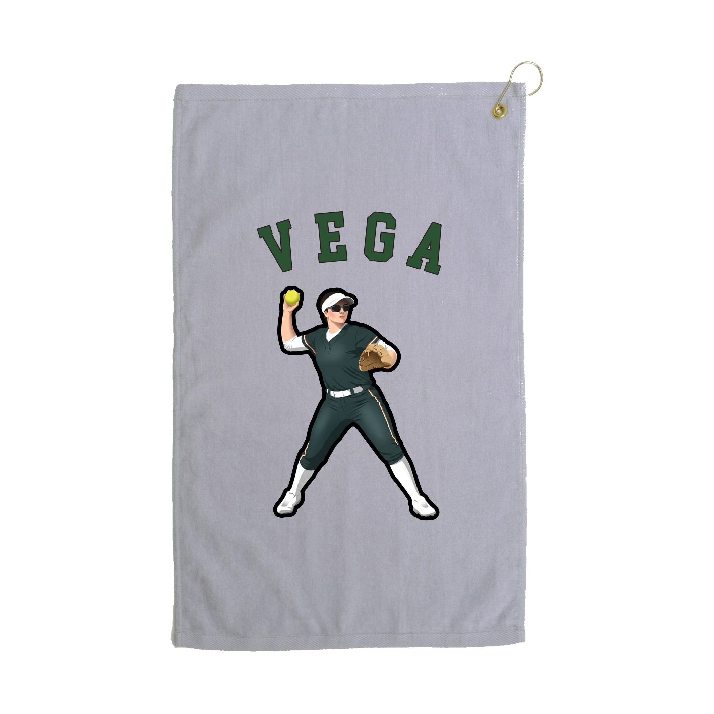 Golf Towel — Shirsey Arch in Grey