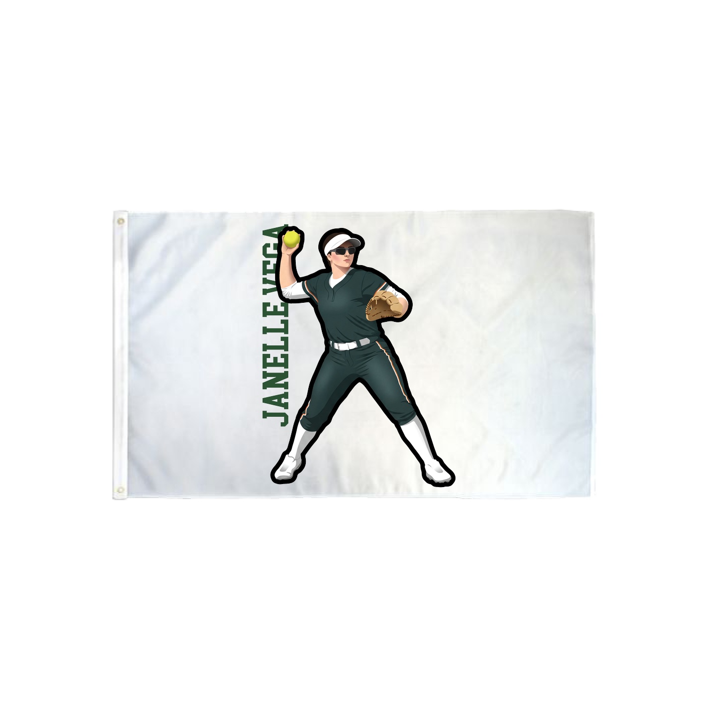 3x5 Flag — Name Vertical in Classic
