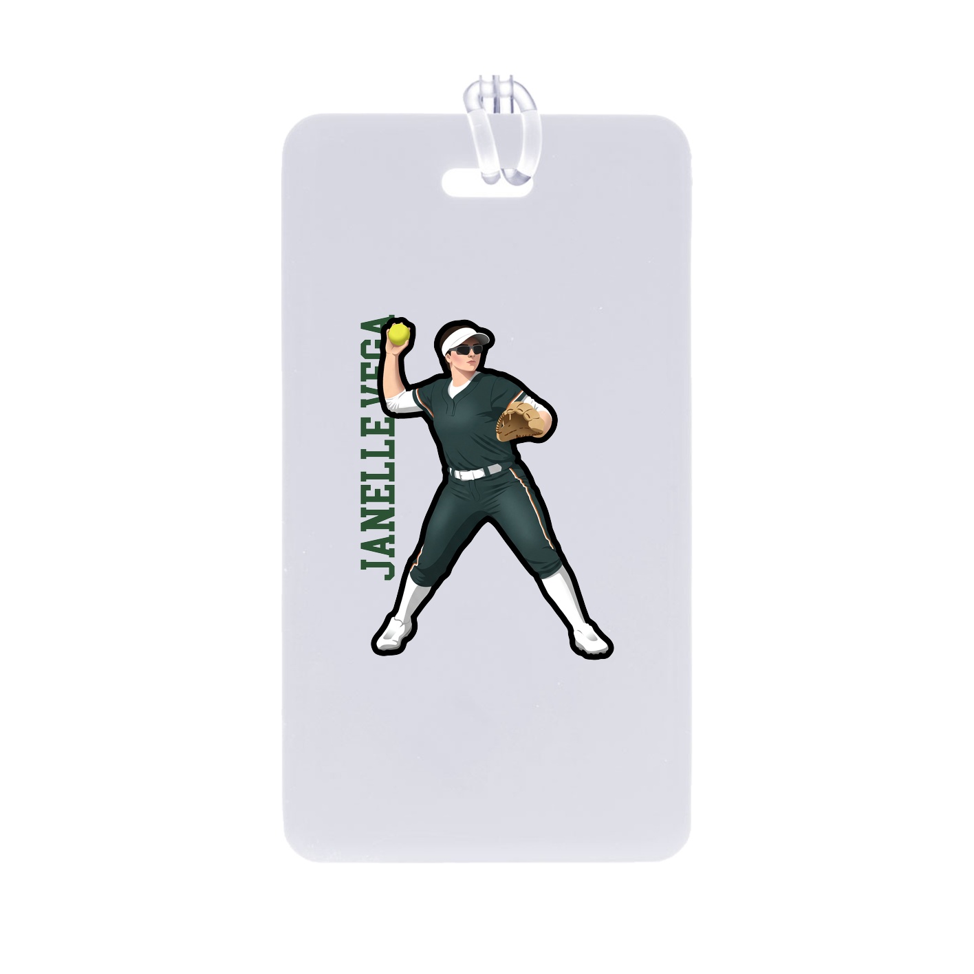 Bag Tag — Name Vertical in Classic