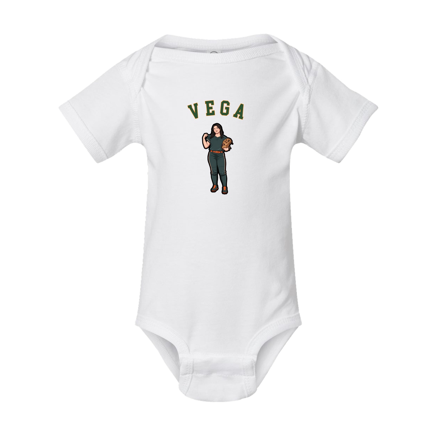 Baby Onesie — Shirsey Arch in White