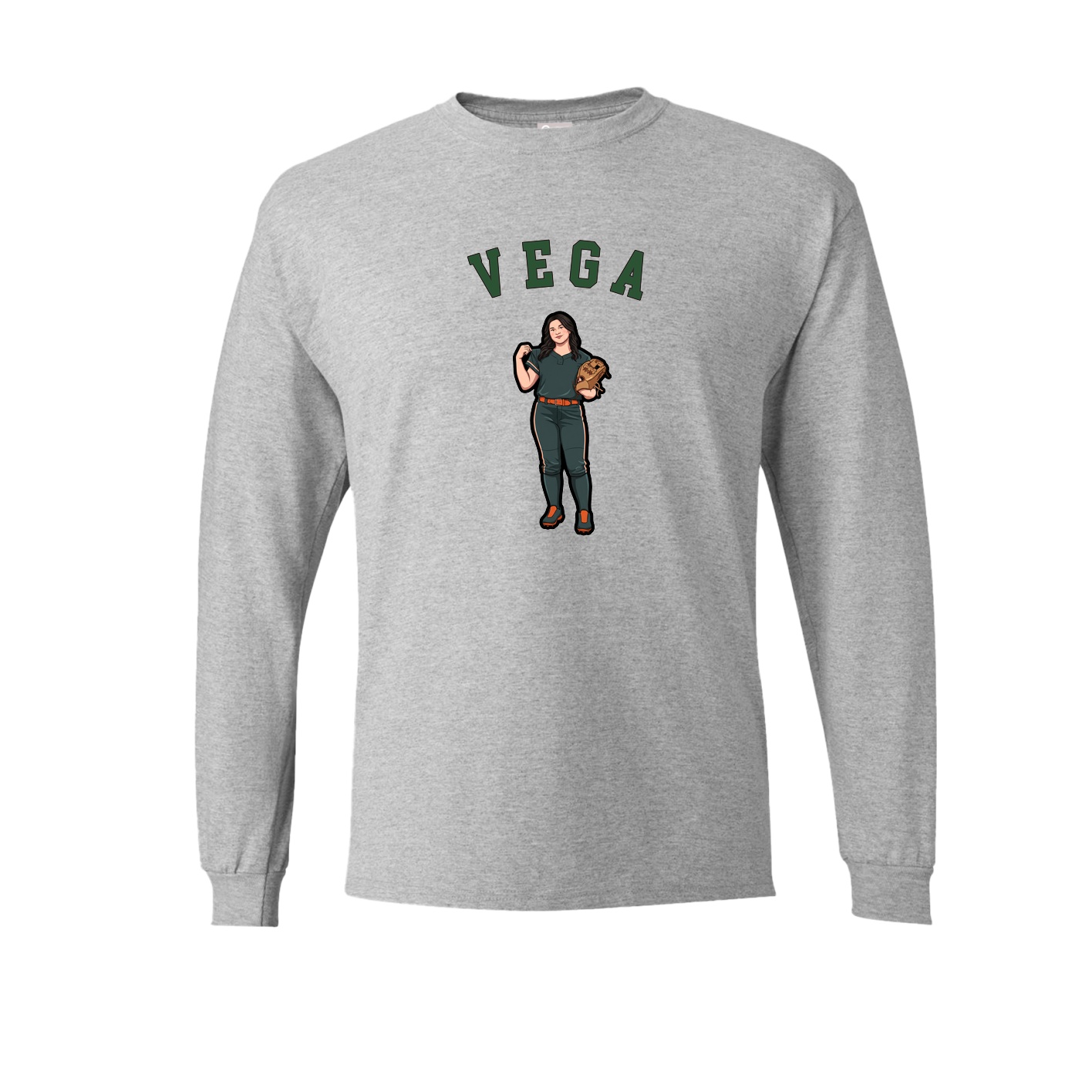 Long Sleeve Tee — Shirsey Arch in Grey