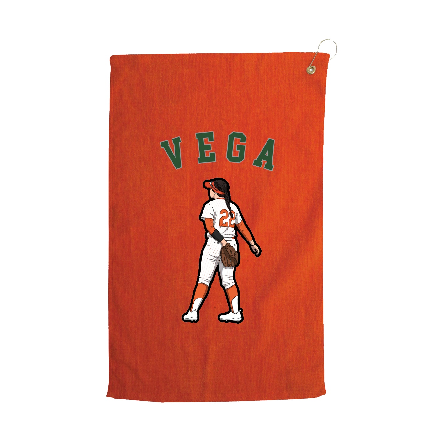 Golf Towel — Shirsey Arch in Orange