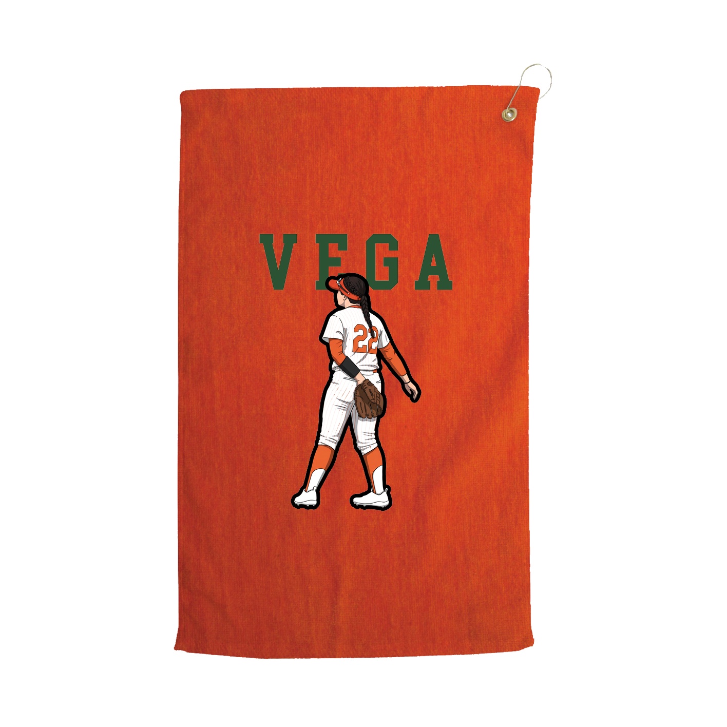 Golf Towel — Shirsey in Orange