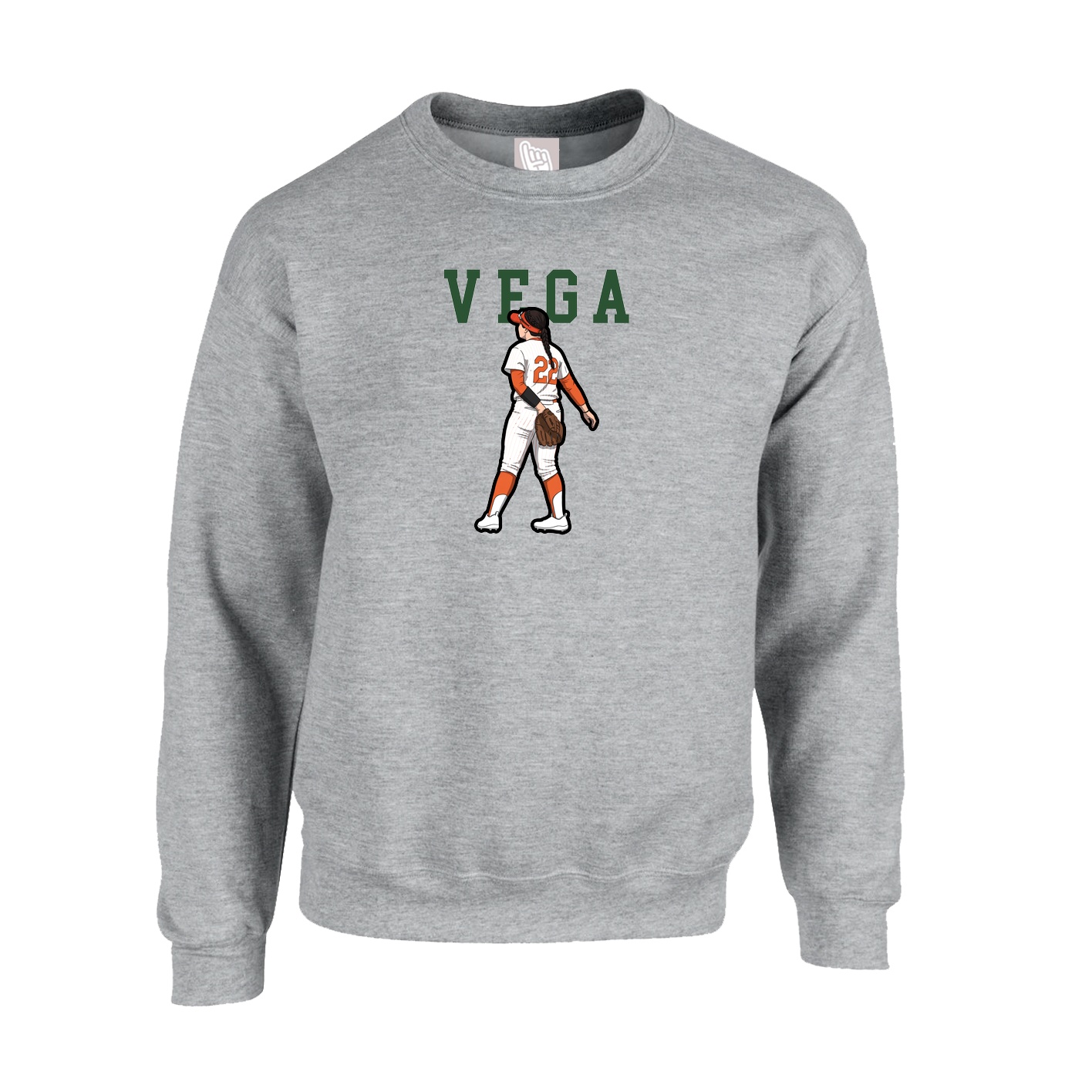 Fleece Crew — Shirsey in Grey