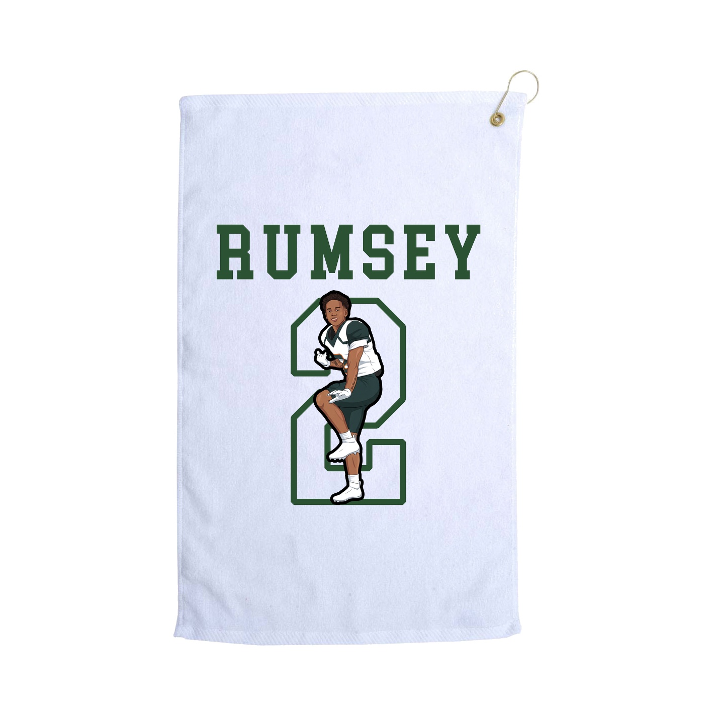 Golf Towel — Shirsey in White