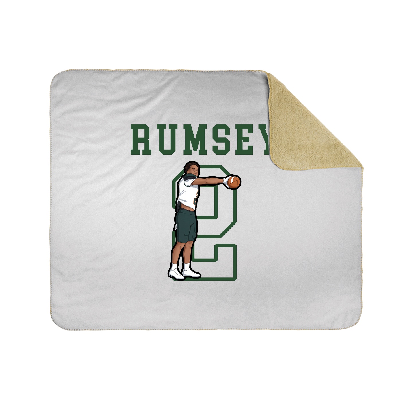 Throw Blanket — Shirsey in White