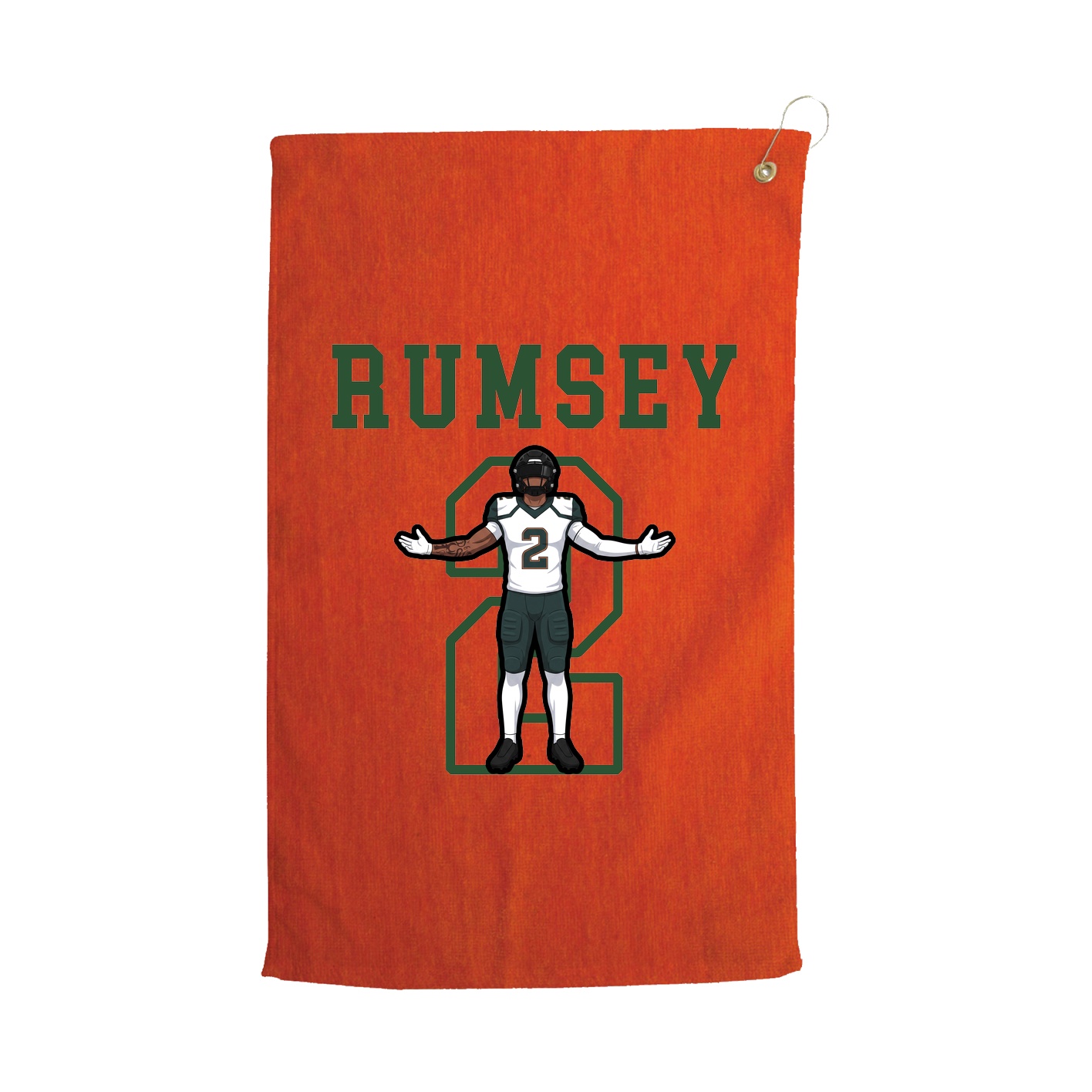 Golf Towel — Shirsey in Orange